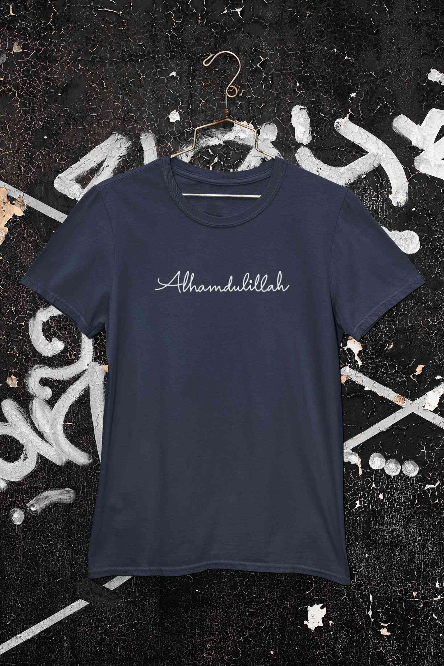 Alhamdulillah Mens Half Sleeves T-shirt- FunkyTeesClub