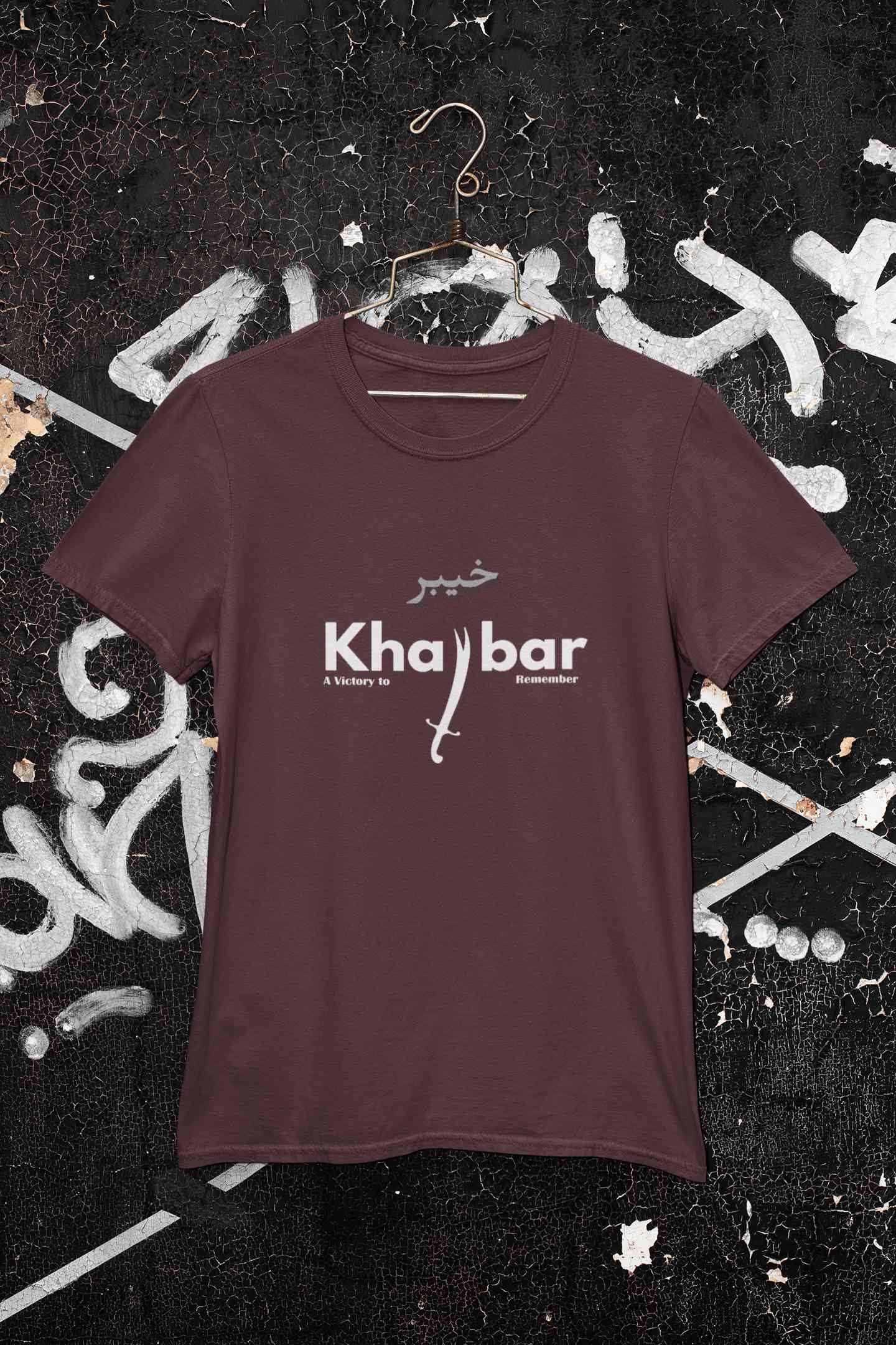 Khaybar Mens Half Sleeves T-shirt- FunkyTeesClub