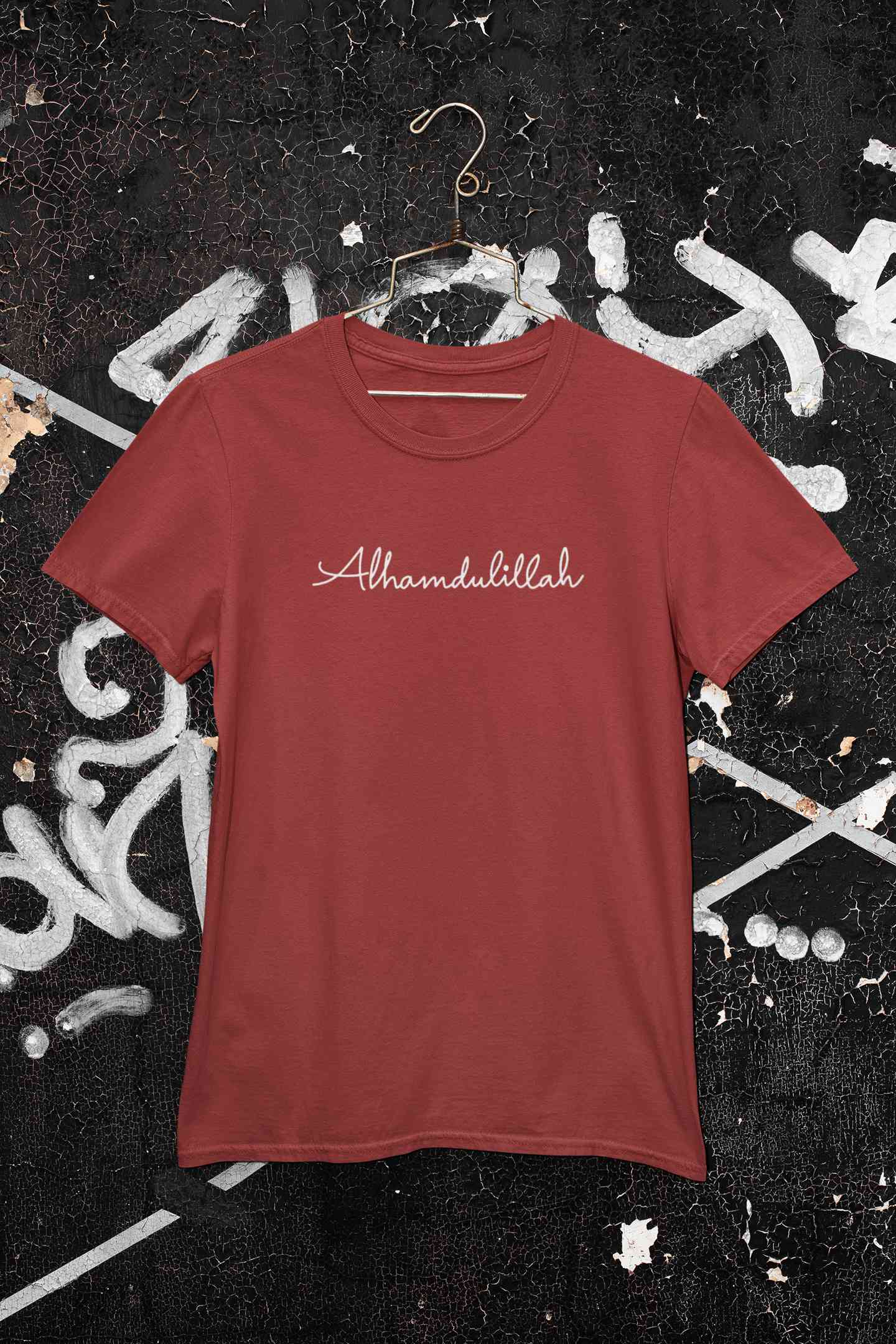 Alhamdulillah Mens Half Sleeves T-shirt- FunkyTeesClub