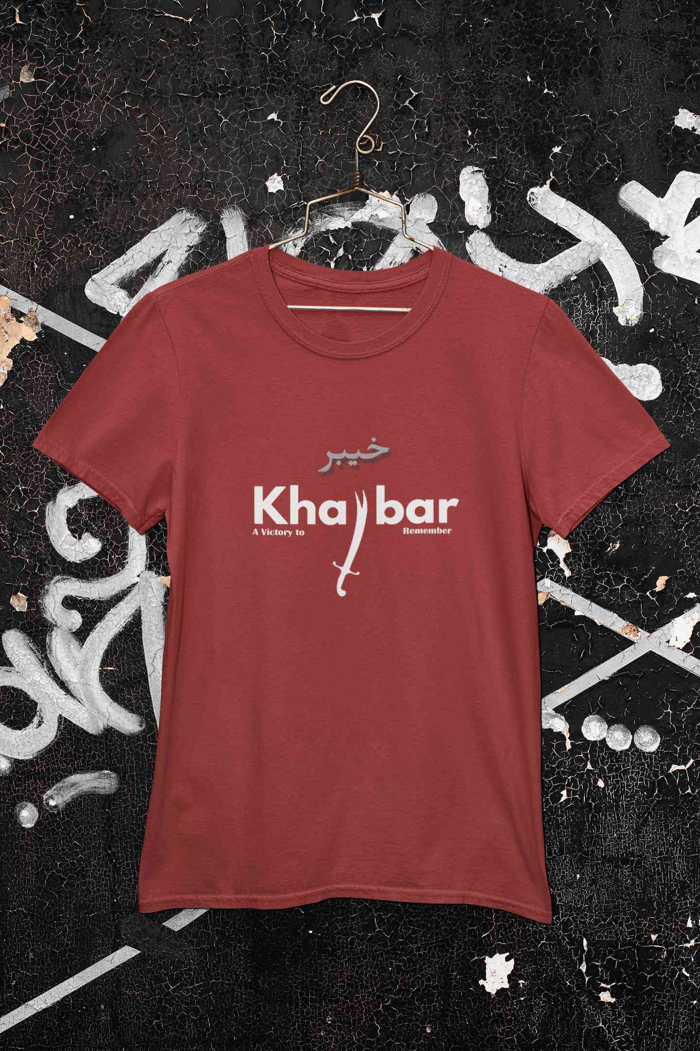 Khaybar Mens Half Sleeves T-shirt- FunkyTeesClub