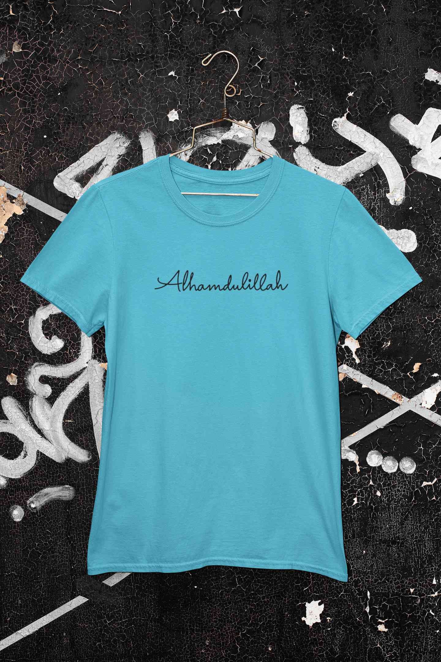 Alhamdulillah Mens Half Sleeves T-shirt- FunkyTeesClub