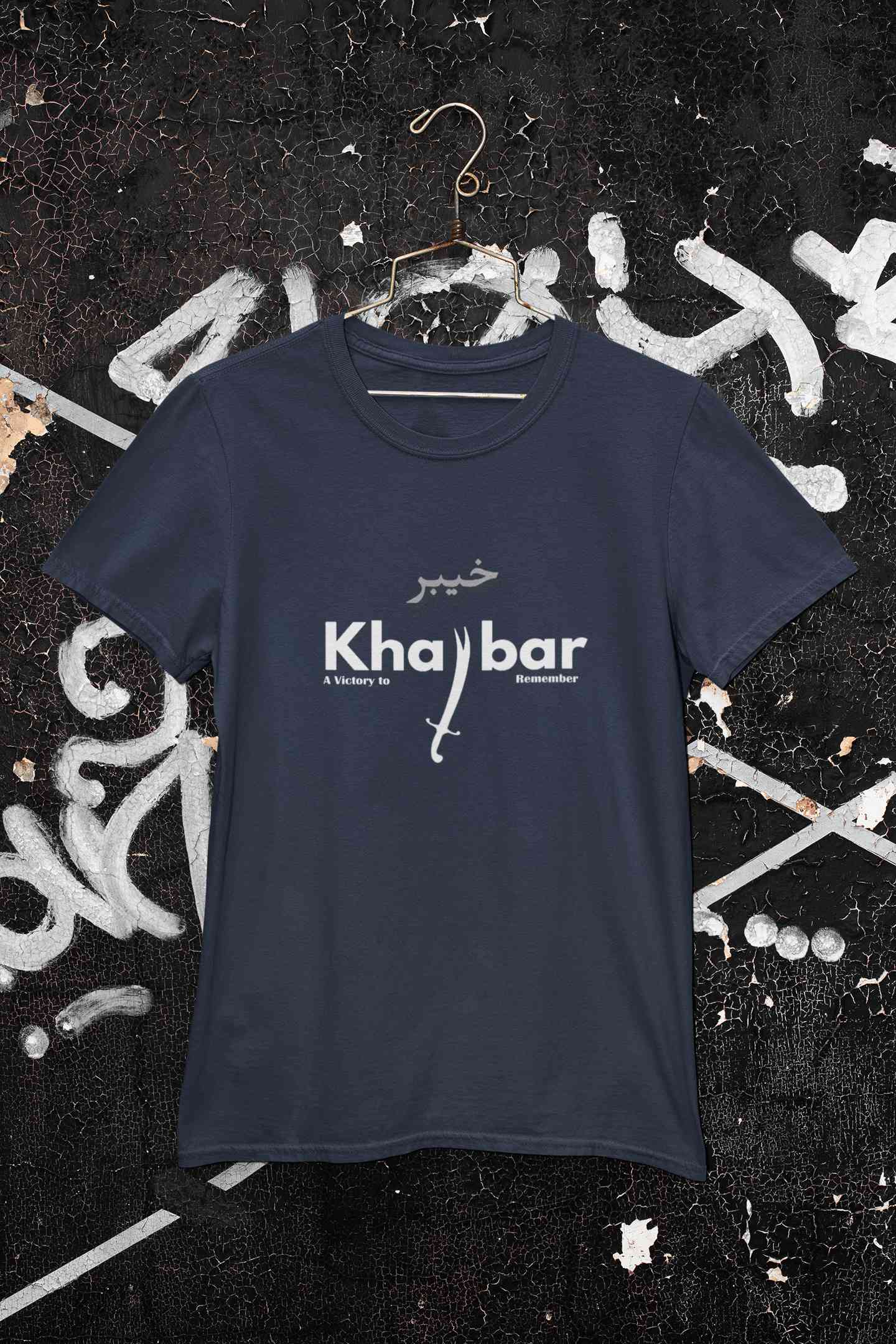 Khaybar Mens Half Sleeves T-shirt- FunkyTeesClub
