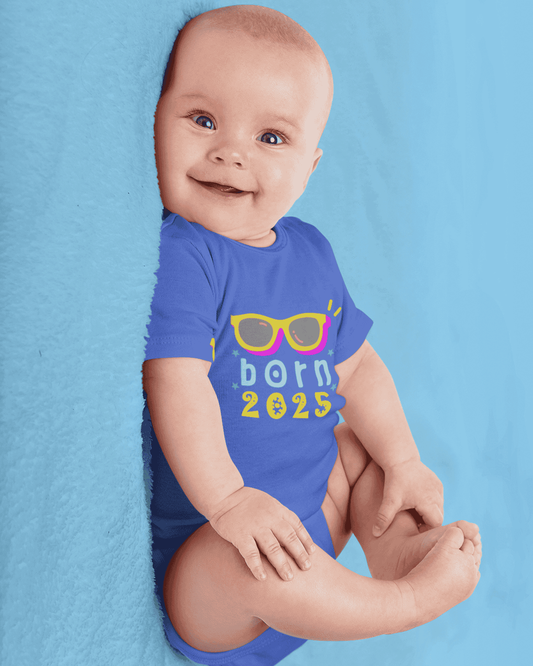 Custom Year Born In New Born Rompers for Baby Girl- FunkyTeesClub