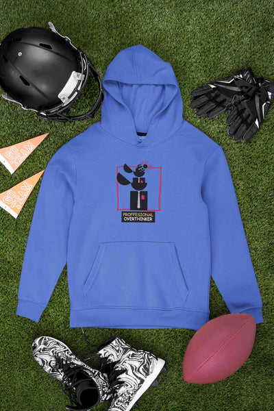 Professional Overthinker Graphics Hoodies for Women-FunkyTeesClub