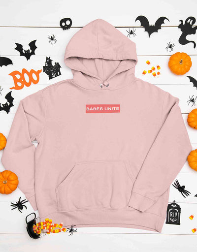 Babes Unite Men Hoodies-FunkyTeesClub
