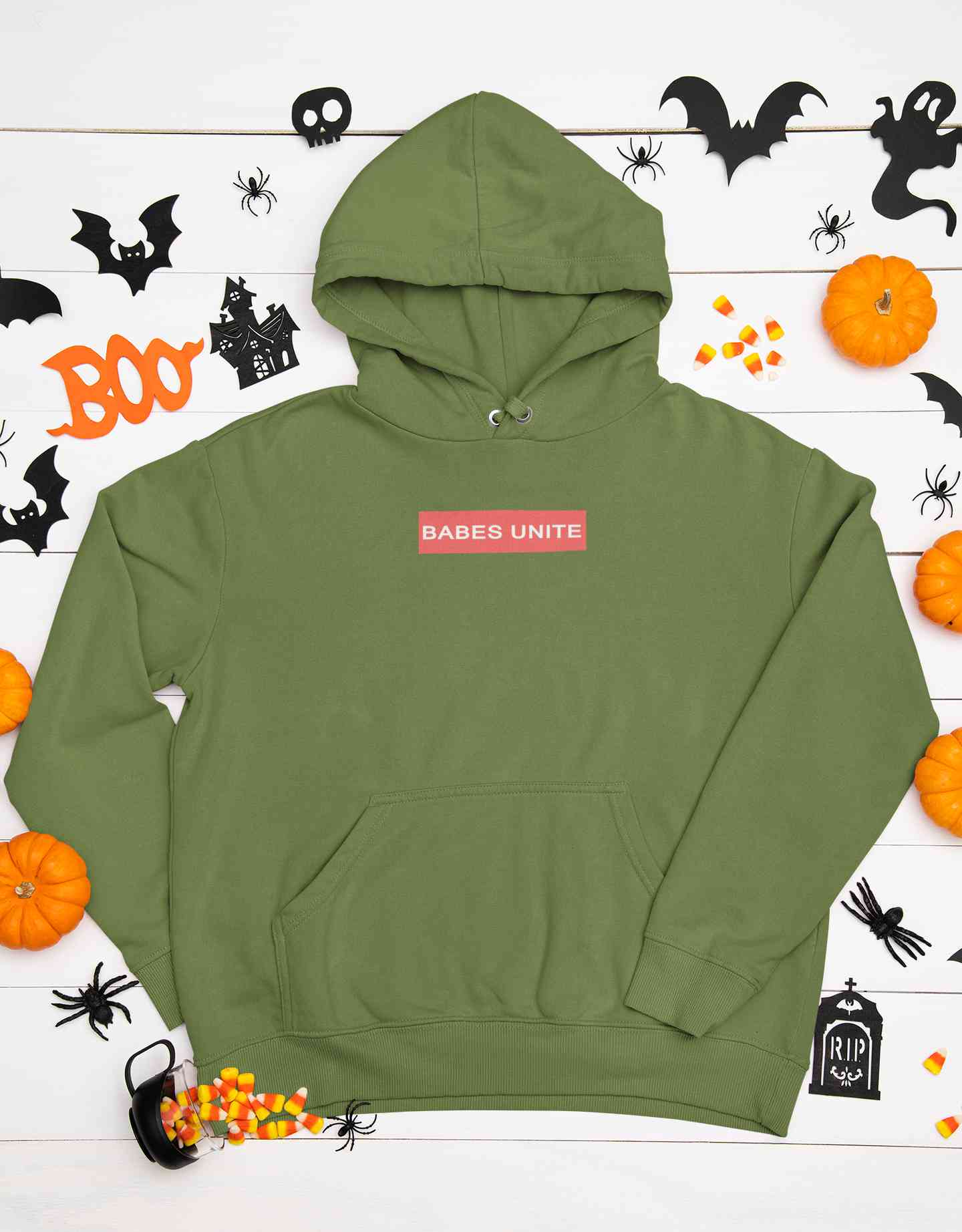 Babes Unite Men Hoodies-FunkyTeesClub
