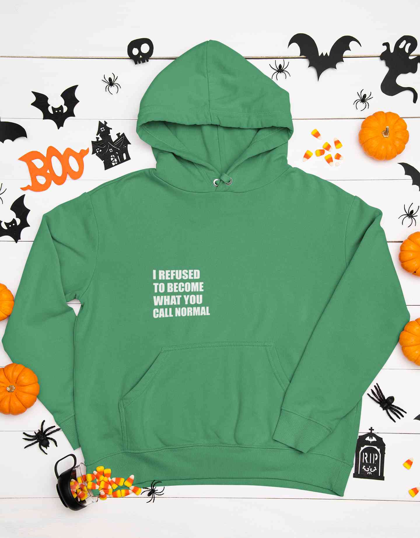 I Refused You To Become What You Will Call Normal Men Hoodies-FunkyTeesClub