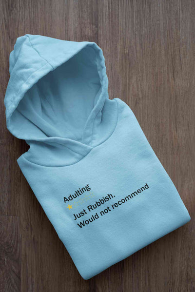 Adulting Rubbish Men Hoodies-FunkyTeesClub