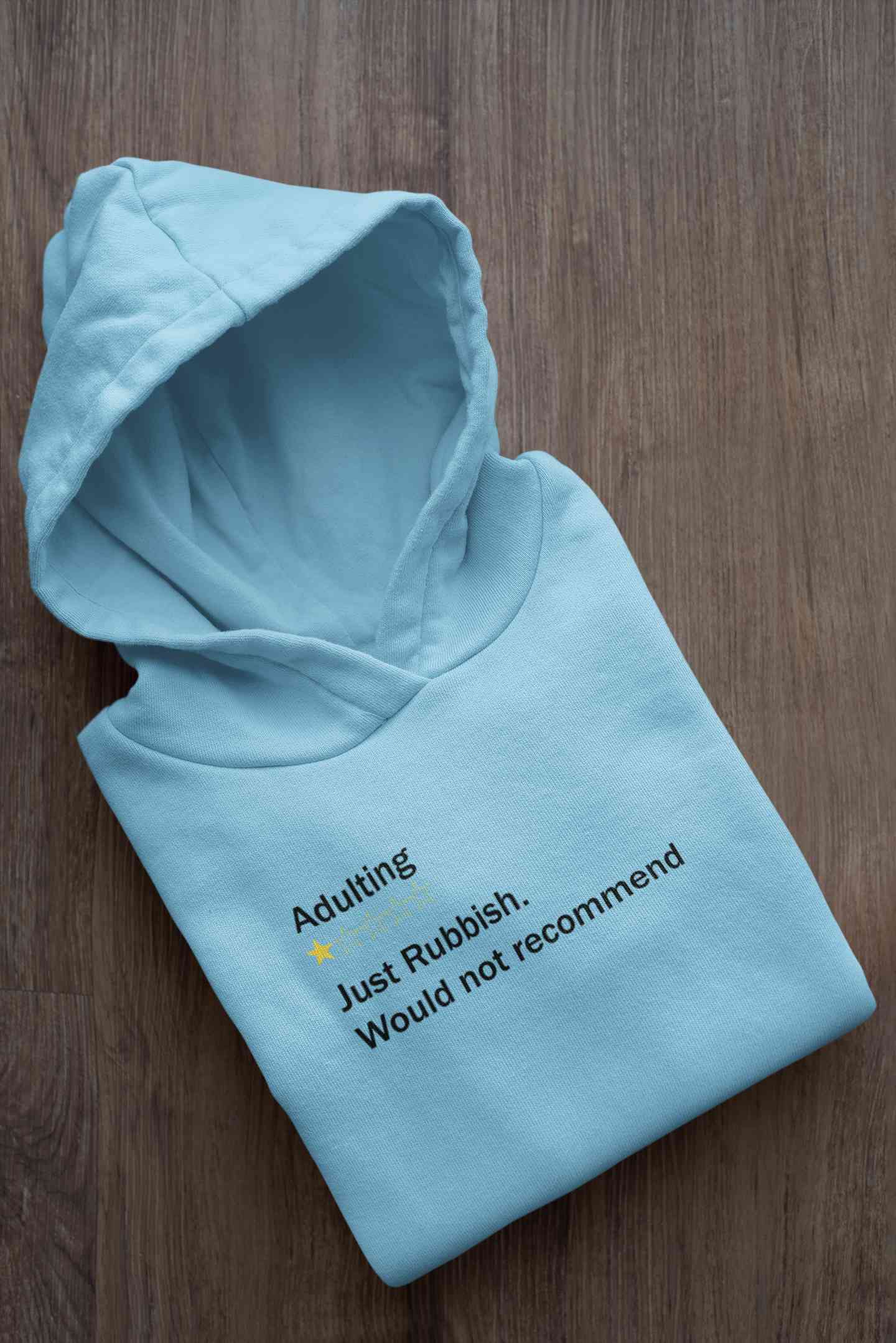 Adulting Rubbish Hoodies for Women-FunkyTeesClub