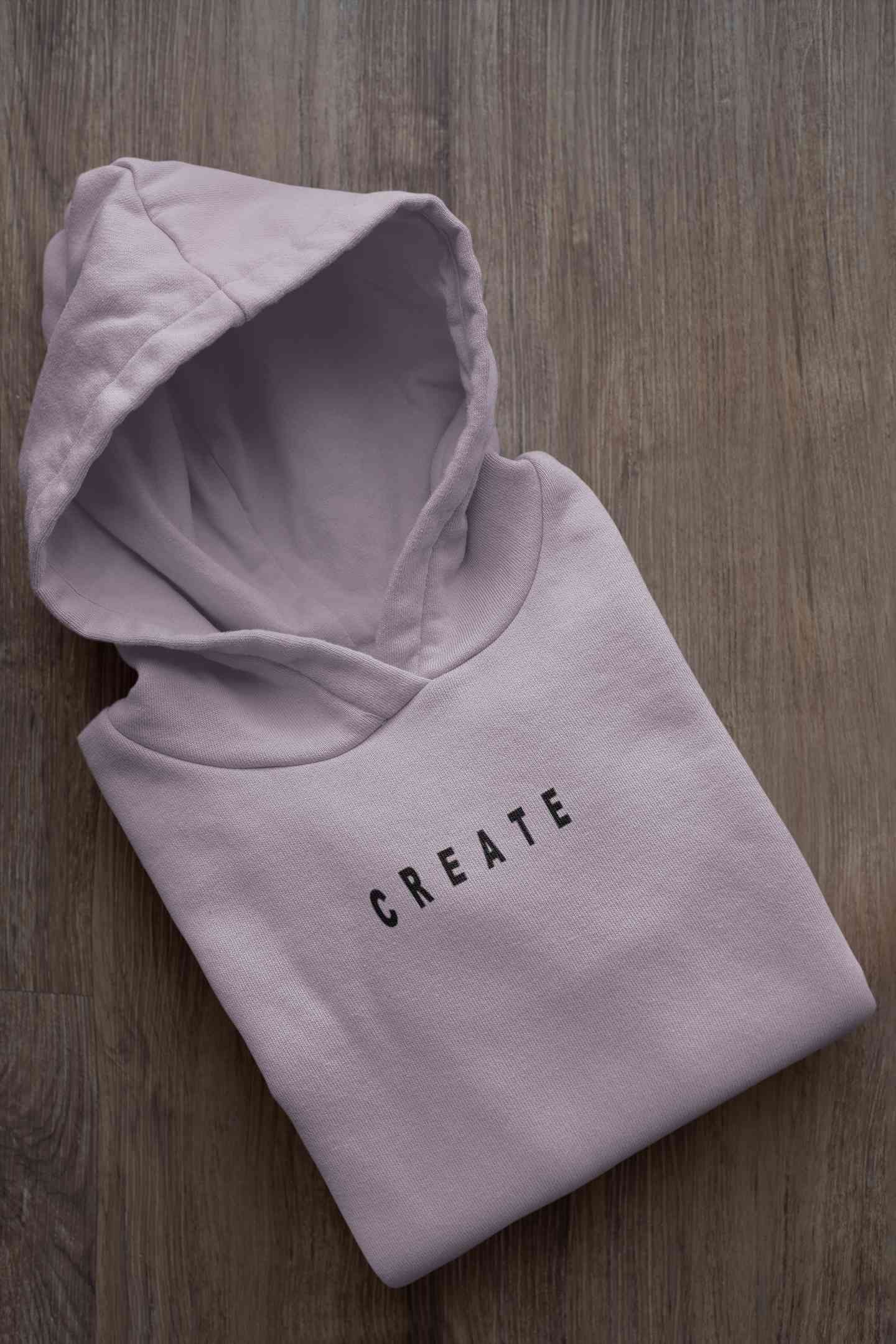 Create Minimals Hoodies for Women-FunkyTeesClub