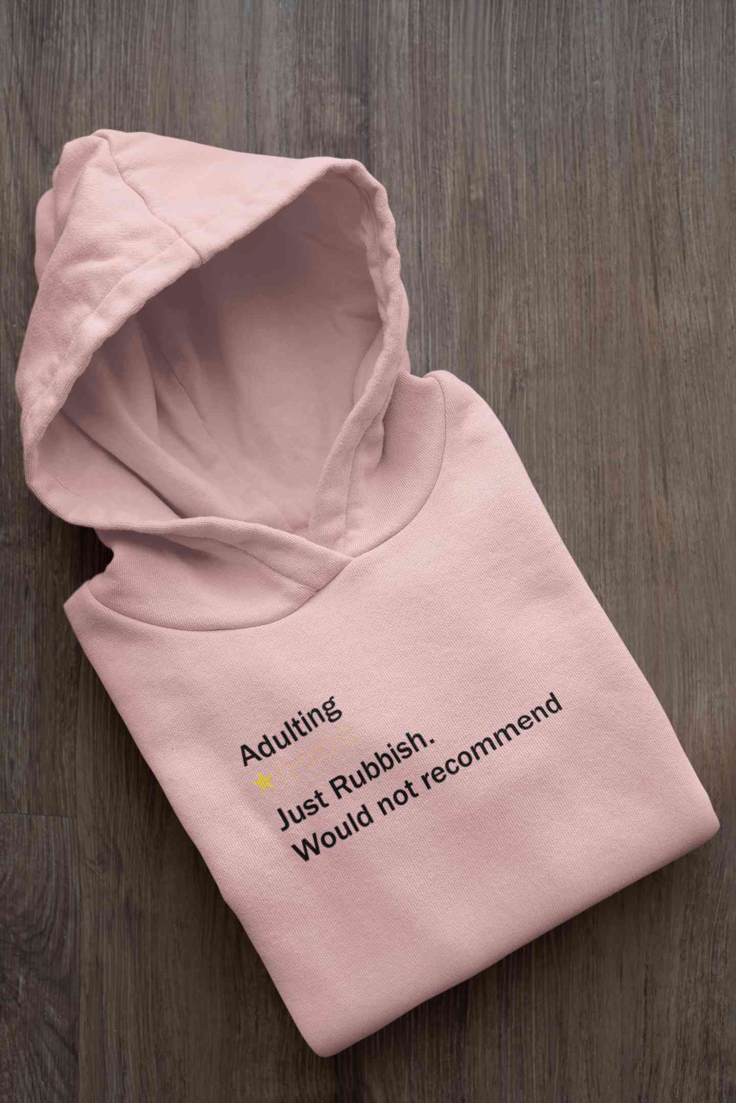 Adulting Rubbish Men Hoodies-FunkyTeesClub