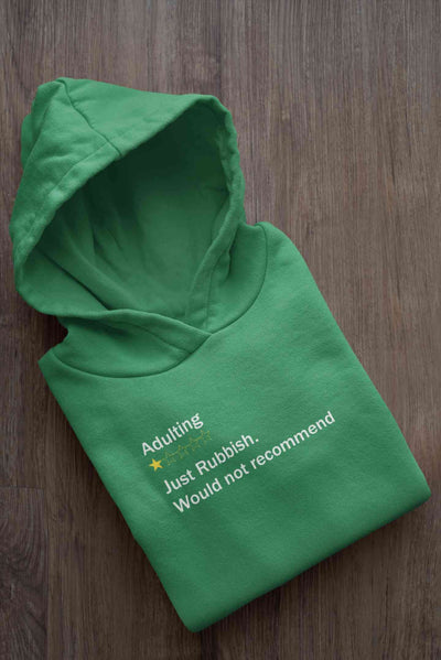 Adulting Rubbish Men Hoodies-FunkyTeesClub