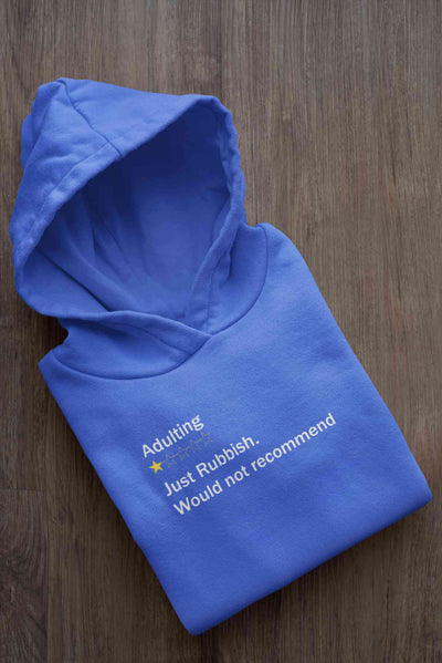 Adulting Rubbish Men Hoodies-FunkyTeesClub