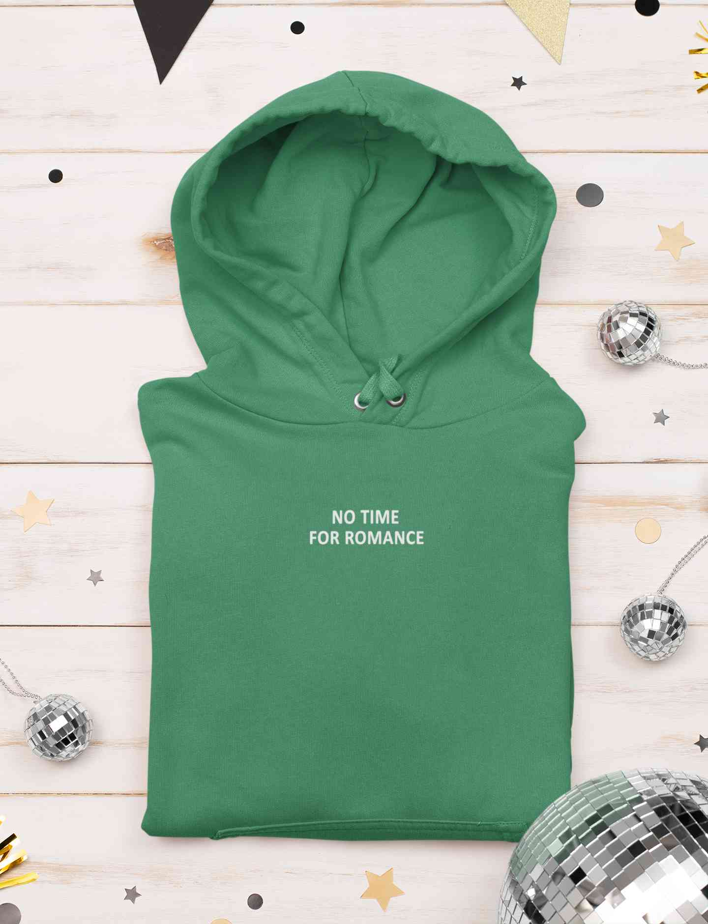 No Time For Romance Minimals Men Hoodies-FunkyTeesClub
