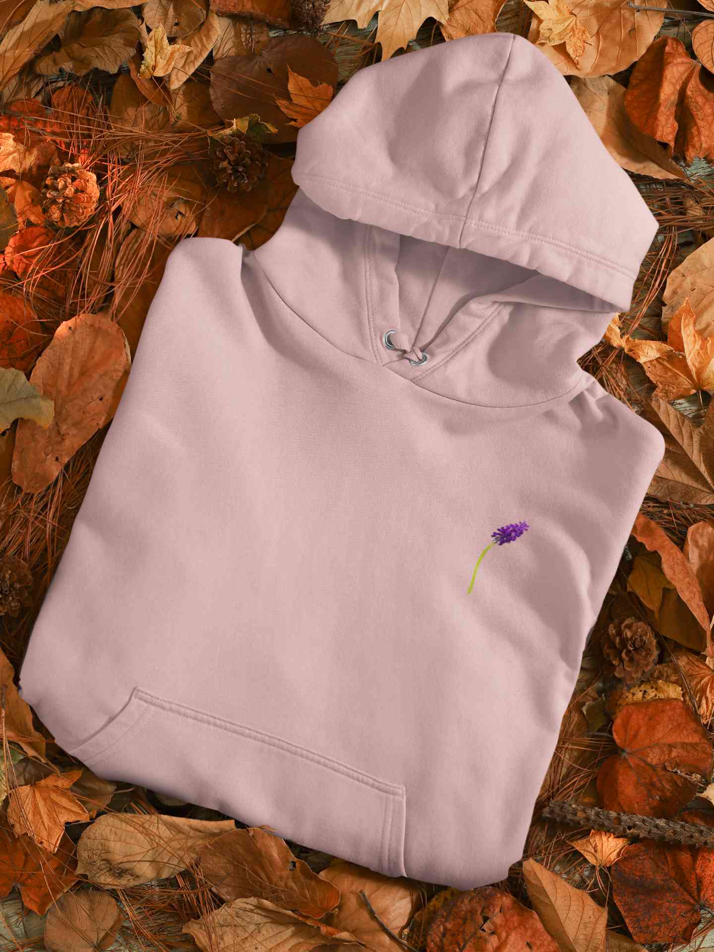 Lavendar Spring Minimals Men Hoodies-FunkyTeesClub