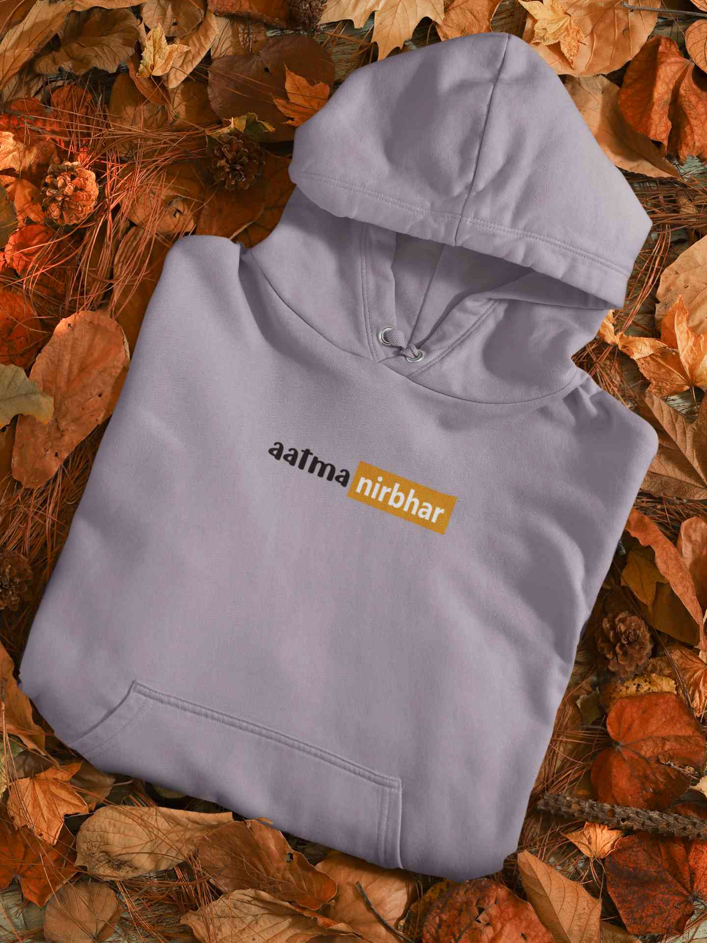 Atmanirbhar Hoodies for Women-FunkyTeesClub