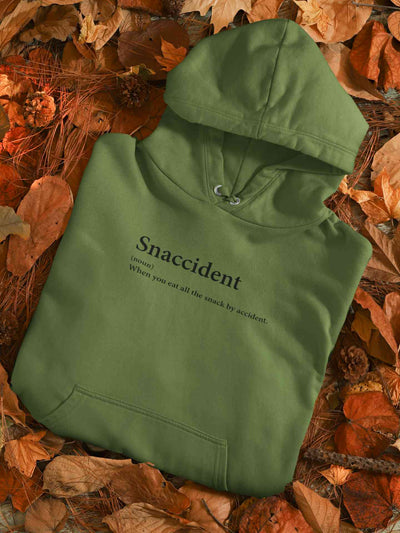 Snaccident Funny Quotes Hoodies for Women-FunkyTeesClub