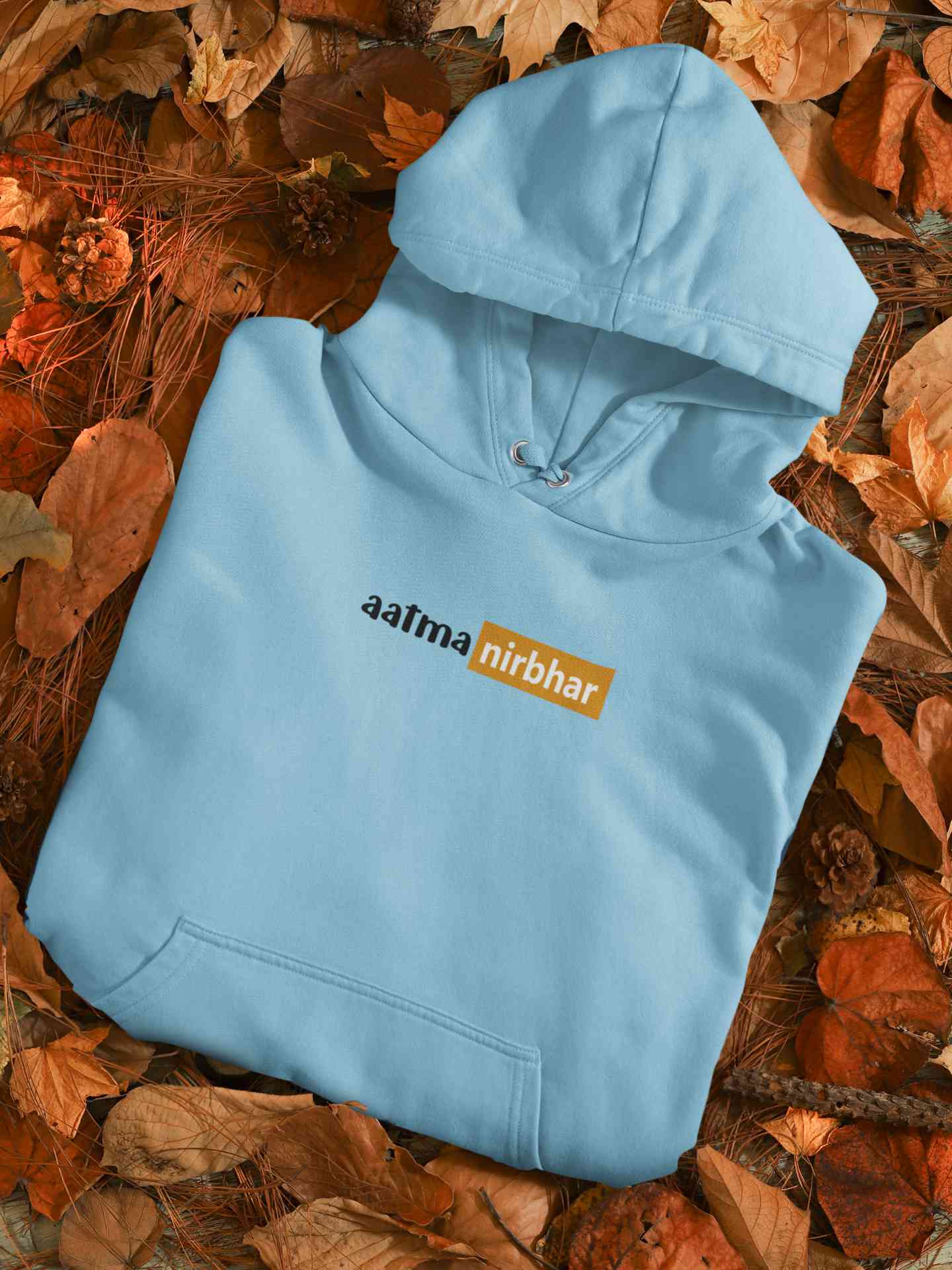 Atmanirbhar Hoodies for Women-FunkyTeesClub