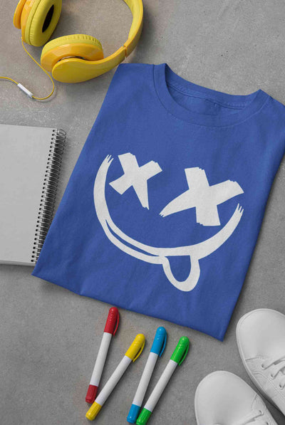 Cartoon Graphic Mens Half Sleeves T-shirt- FunkyTeesClub
