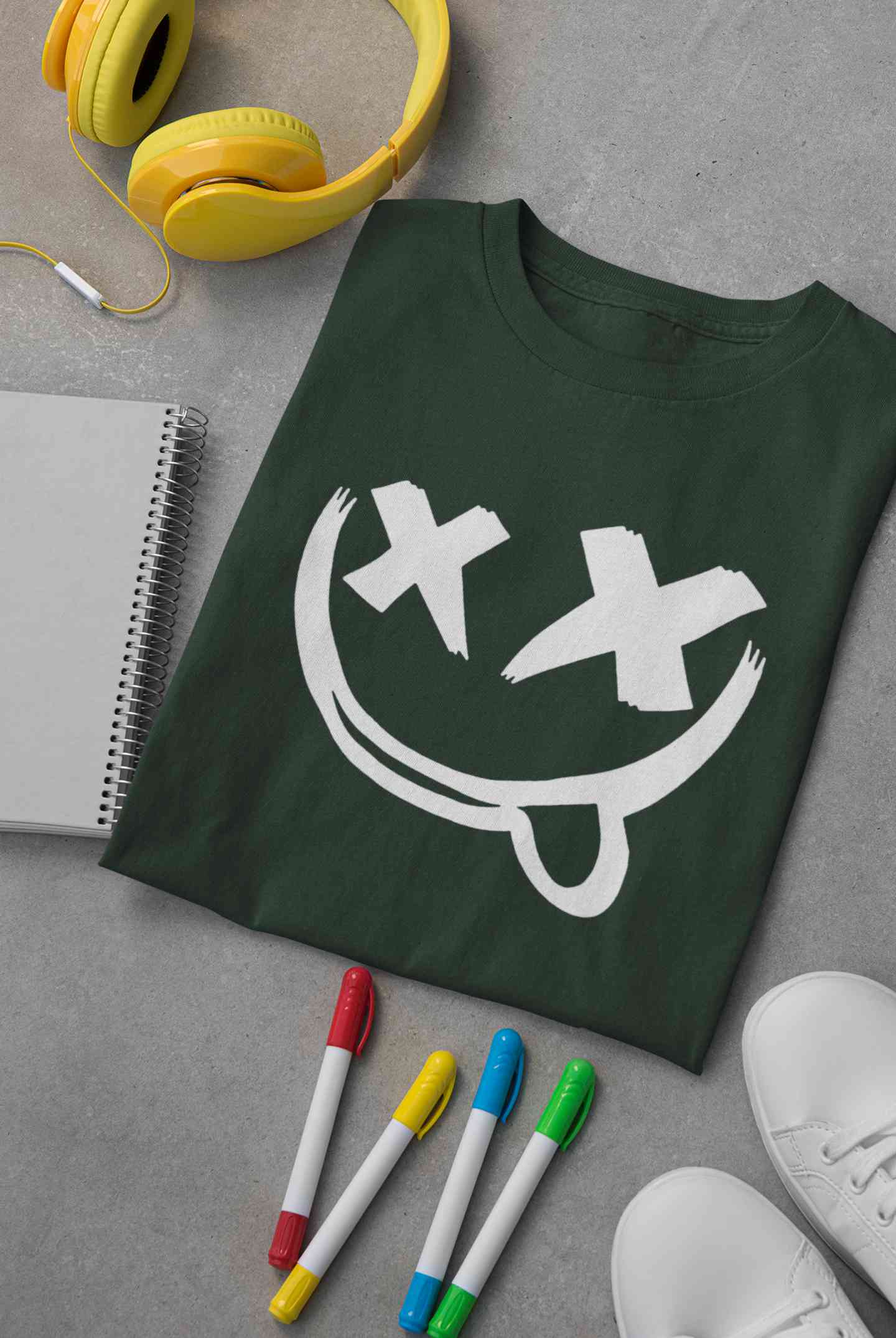 Cartoon Graphic Mens Half Sleeves T-shirt- FunkyTeesClub