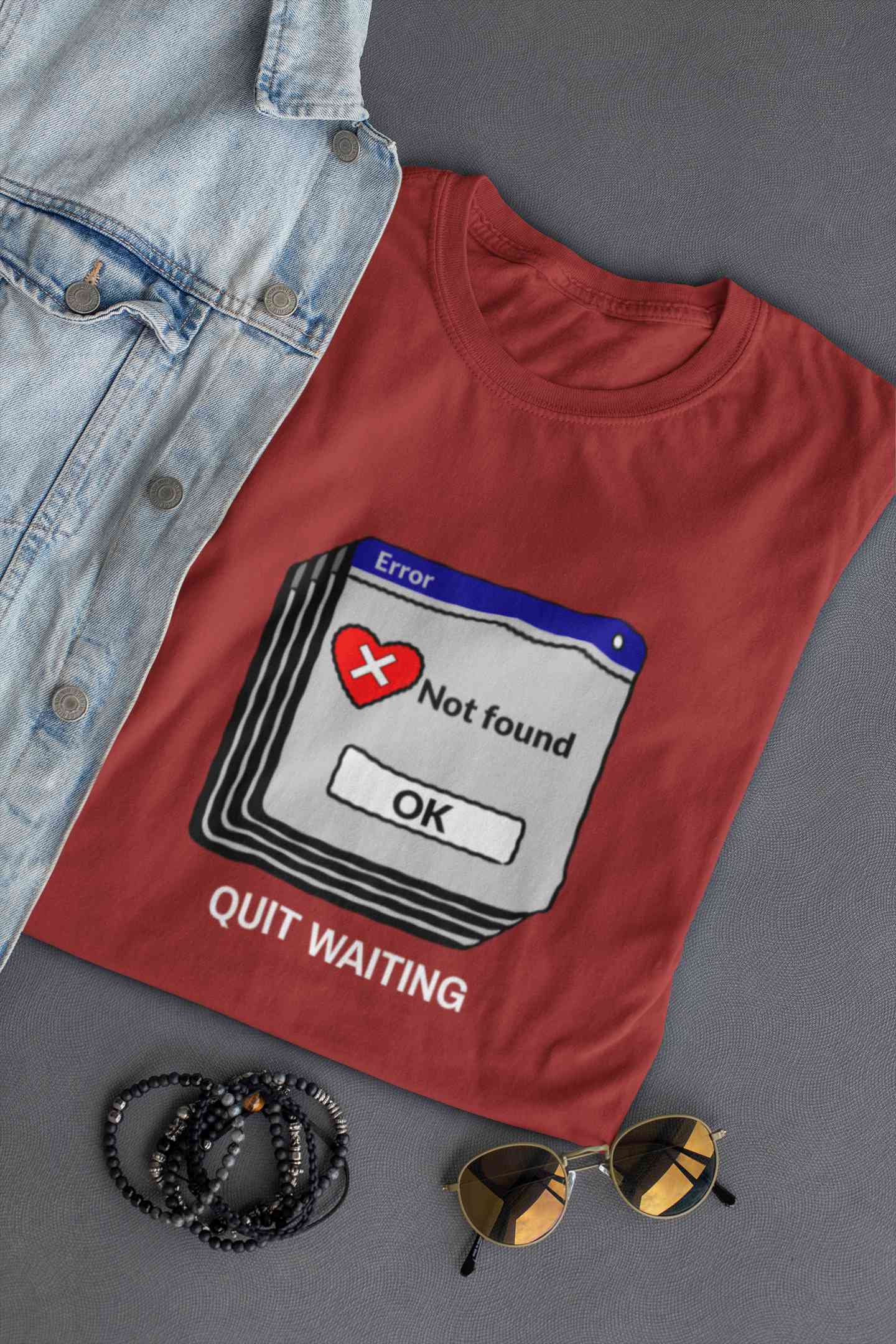 Quit Waiting Mens Half Sleeves T-shirt- FunkyTeesClub
