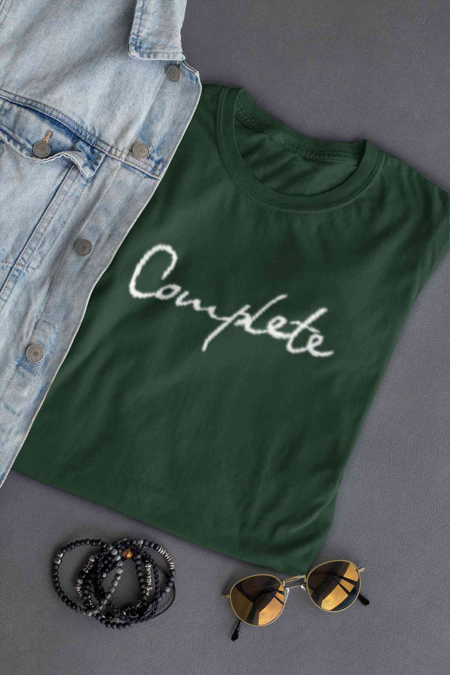 Complete Women Half Sleeves T-shirt- FunkyTeesClub