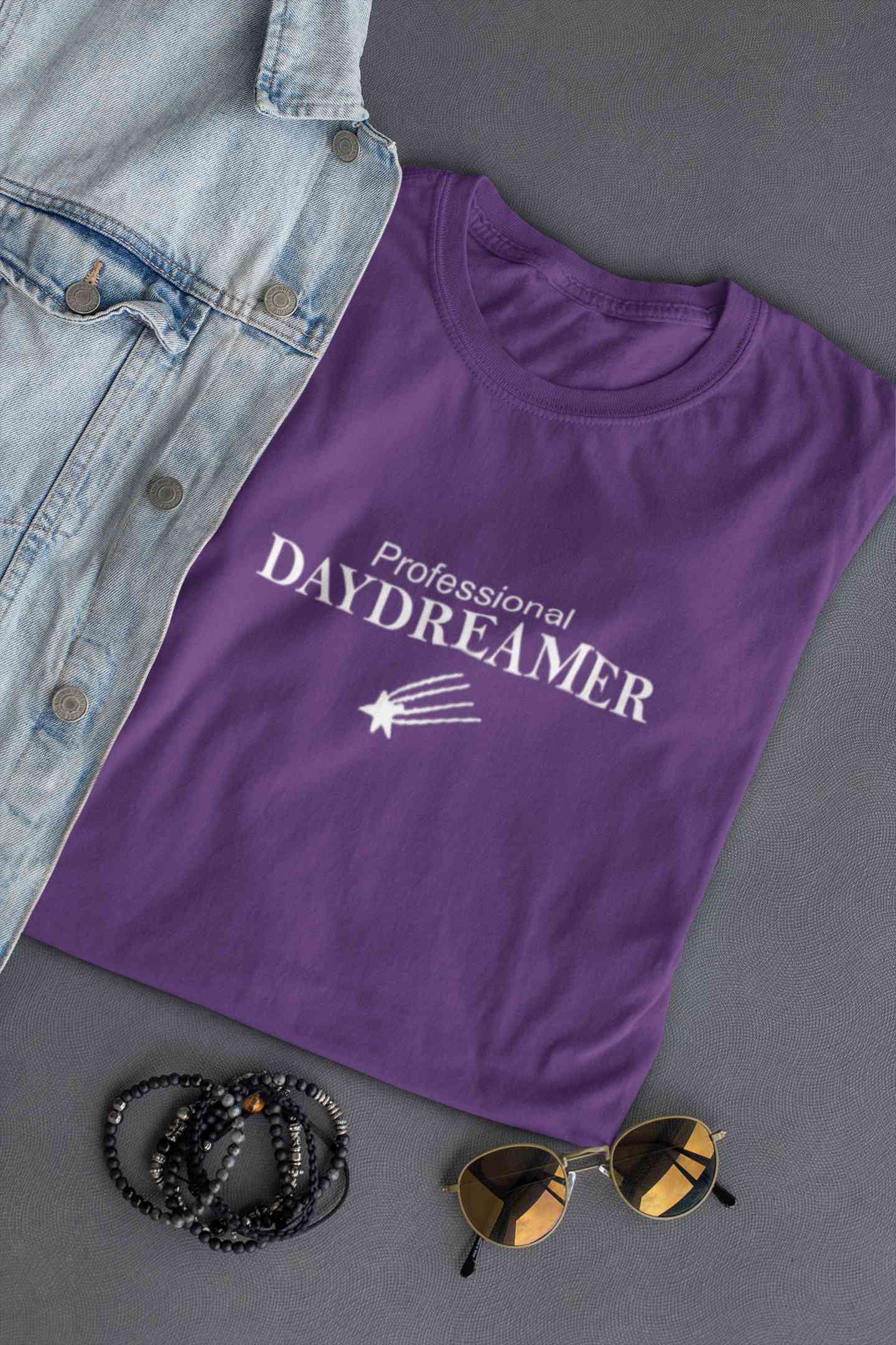 Day Dreamer Mens Half Sleeves T-shirt- FunkyTeesClub