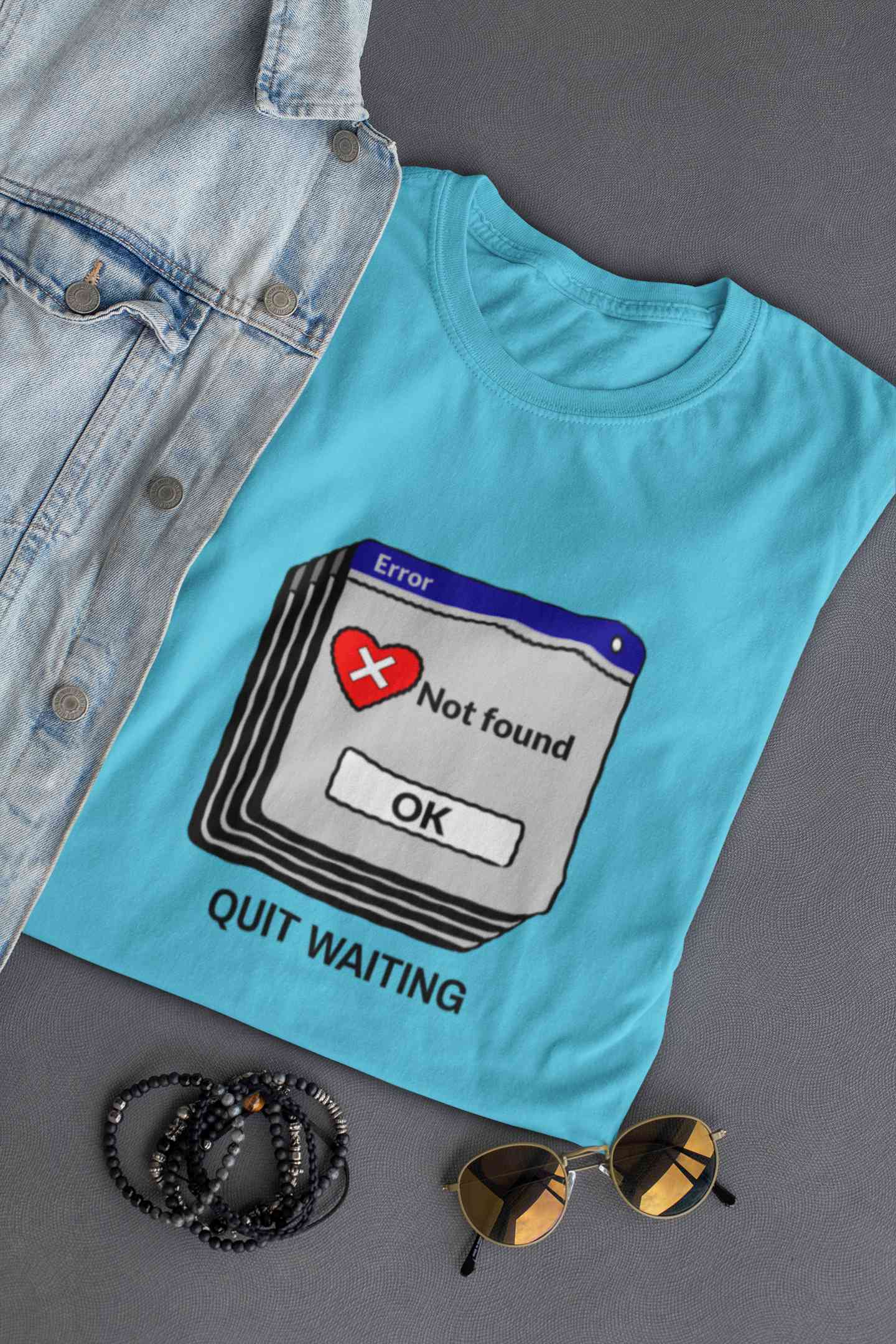 Quit Waiting Women Half Sleeves T-shirt- FunkyTeesClub
