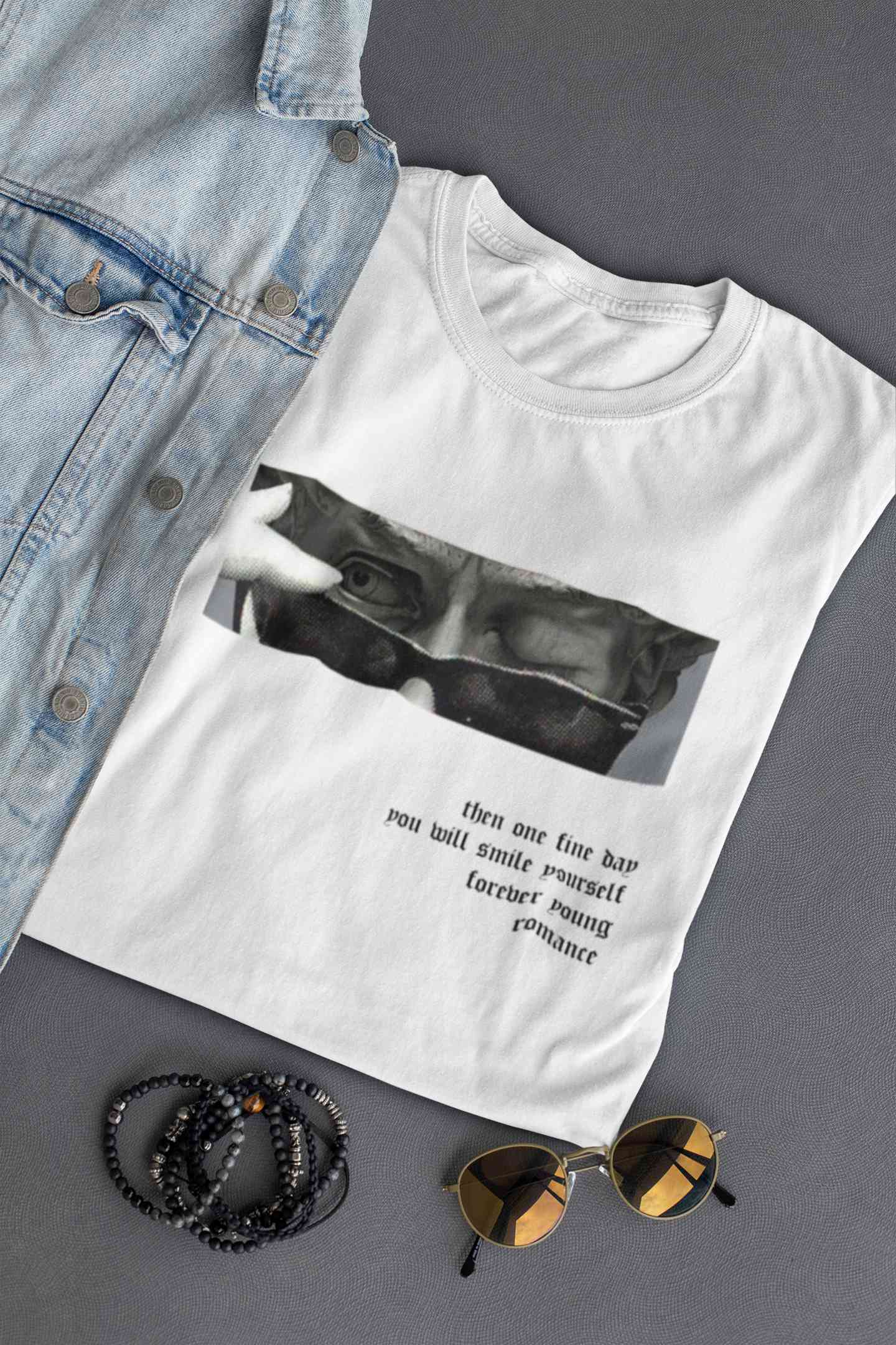 Forever Young Slogan Women Half Sleeves T-shirt- FunkyTeesClub