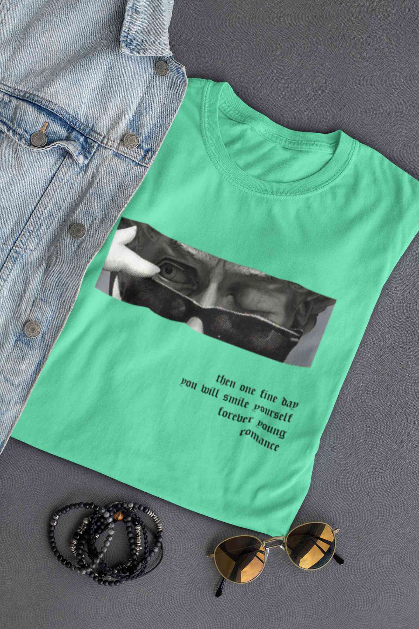 Forever Young Slogan Women Half Sleeves T-shirt- FunkyTeesClub
