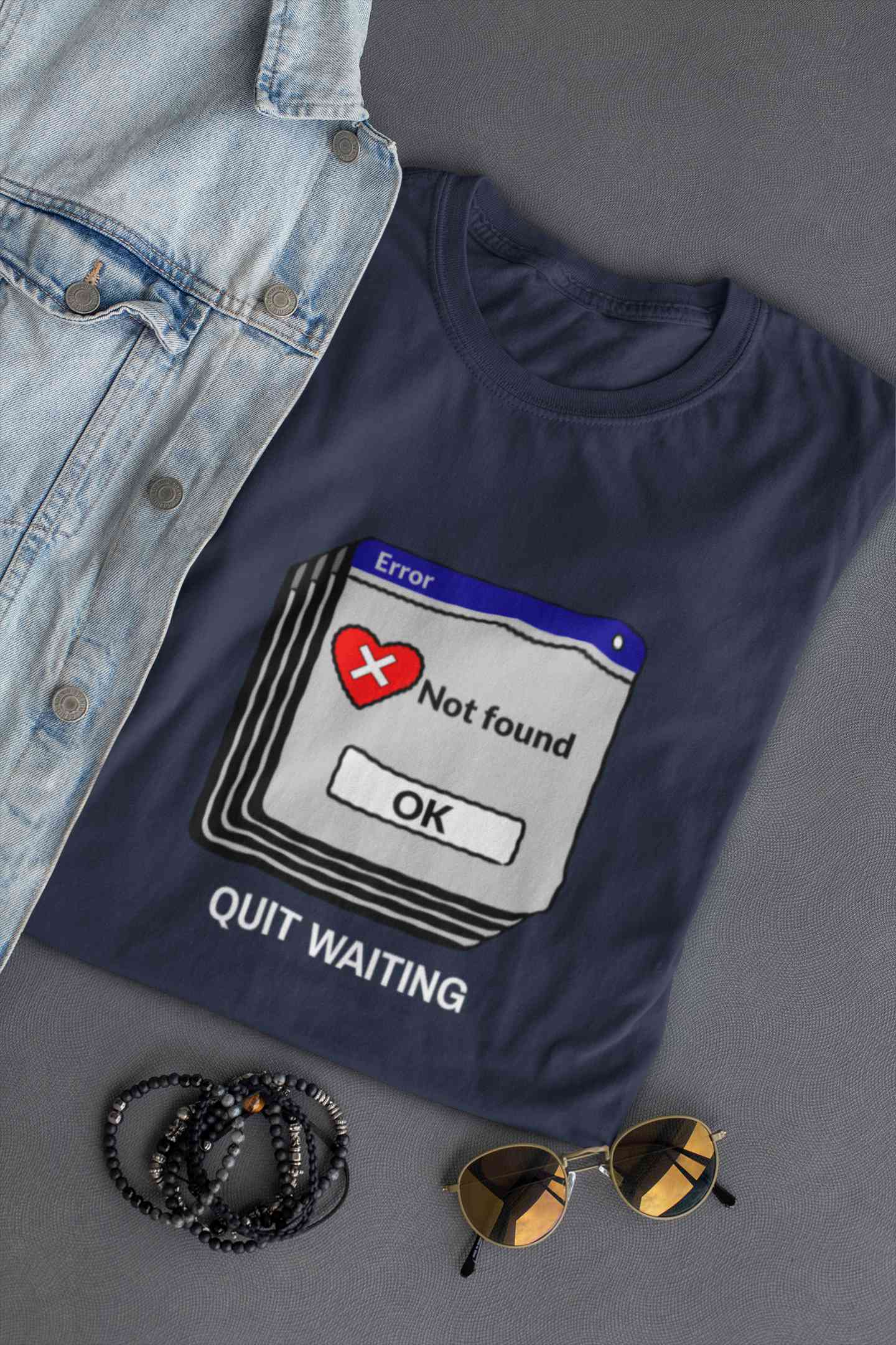 Quit Waiting Mens Half Sleeves T-shirt- FunkyTeesClub