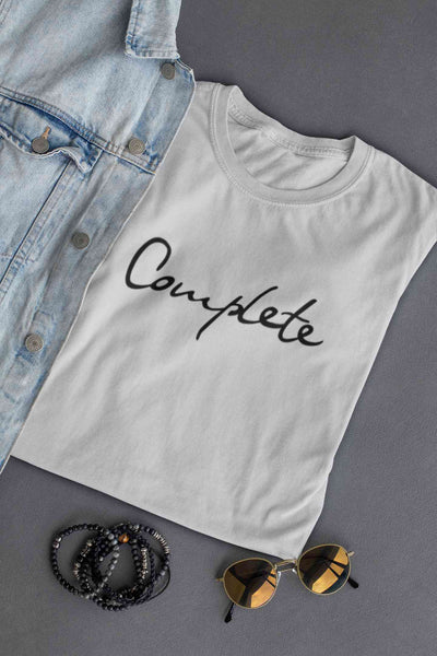 Complete Women Half Sleeves T-shirt- FunkyTeesClub