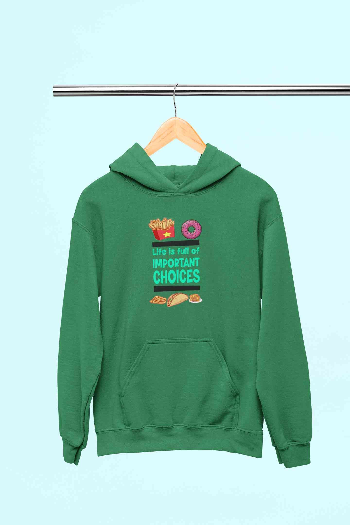 Sweet Choices Quotes Men Hoodies-FunkyTeesClub