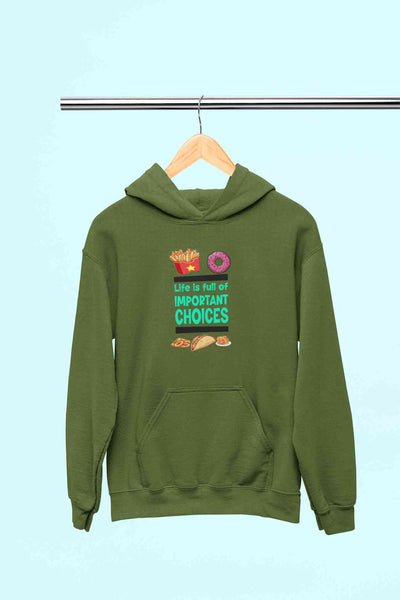 Sweet Choices Quotes Men Hoodies-FunkyTeesClub