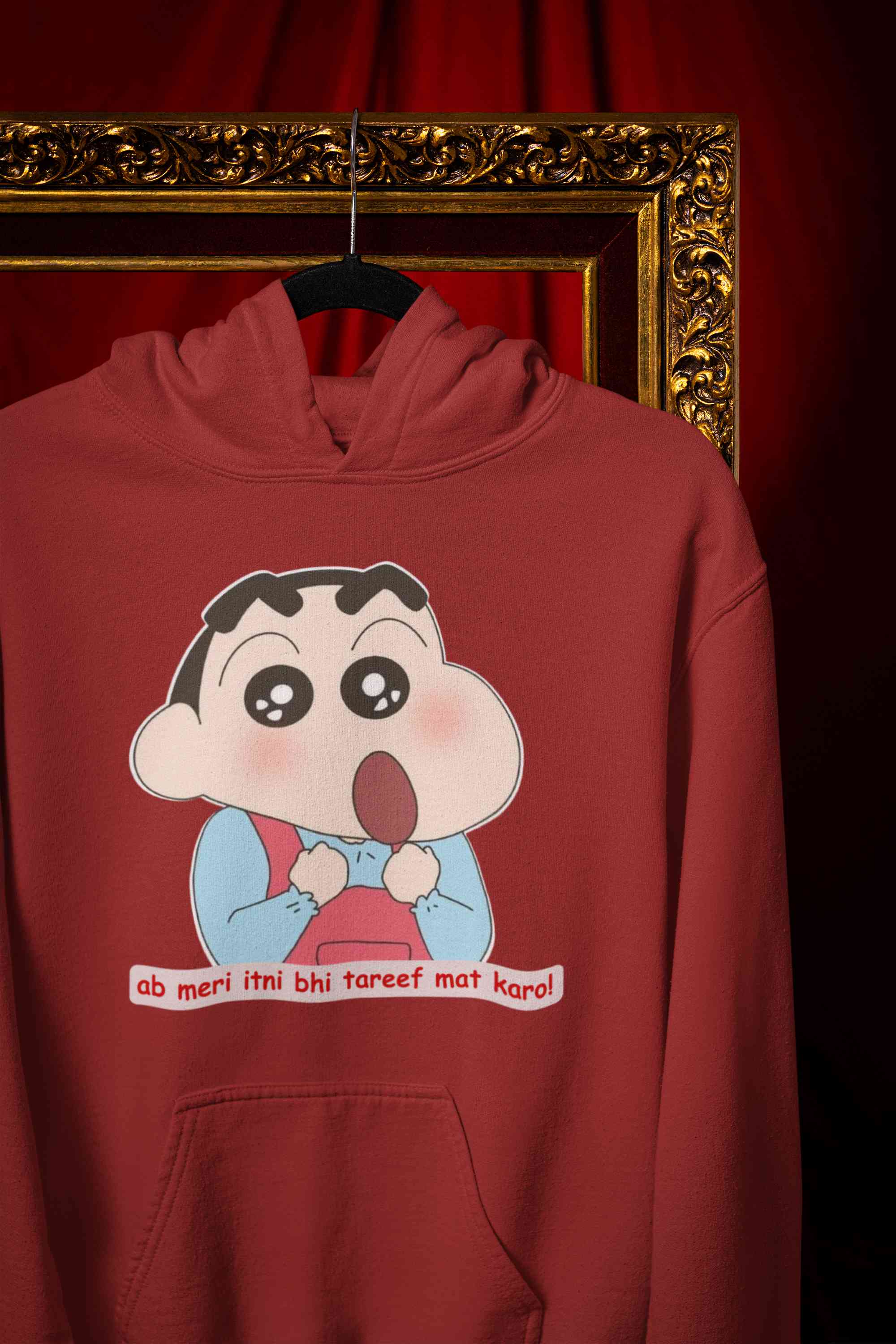 Itni Tareef Cartoon Funny Memes Hoodies for Women-FunkyTeesClub
