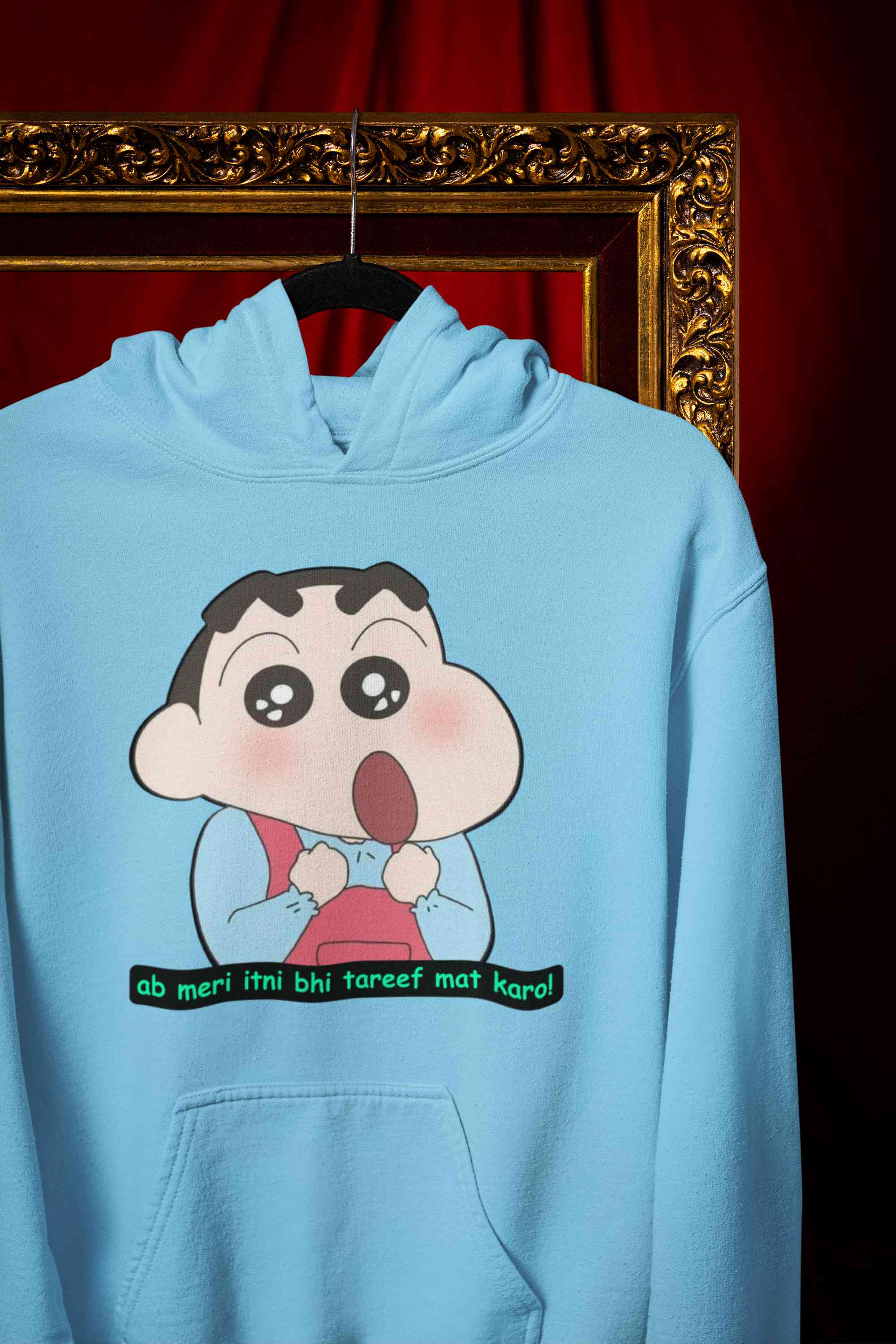 Itni Tareef Cartoon Funny Memes Hoodies for Women-FunkyTeesClub