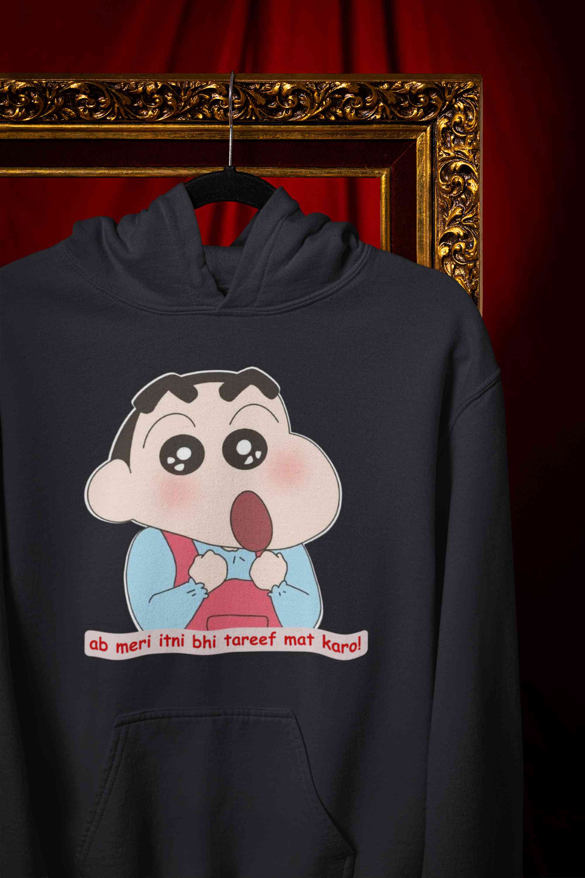 Itni Tareef Cartoon Funny Memes Hoodies for Women-FunkyTeesClub