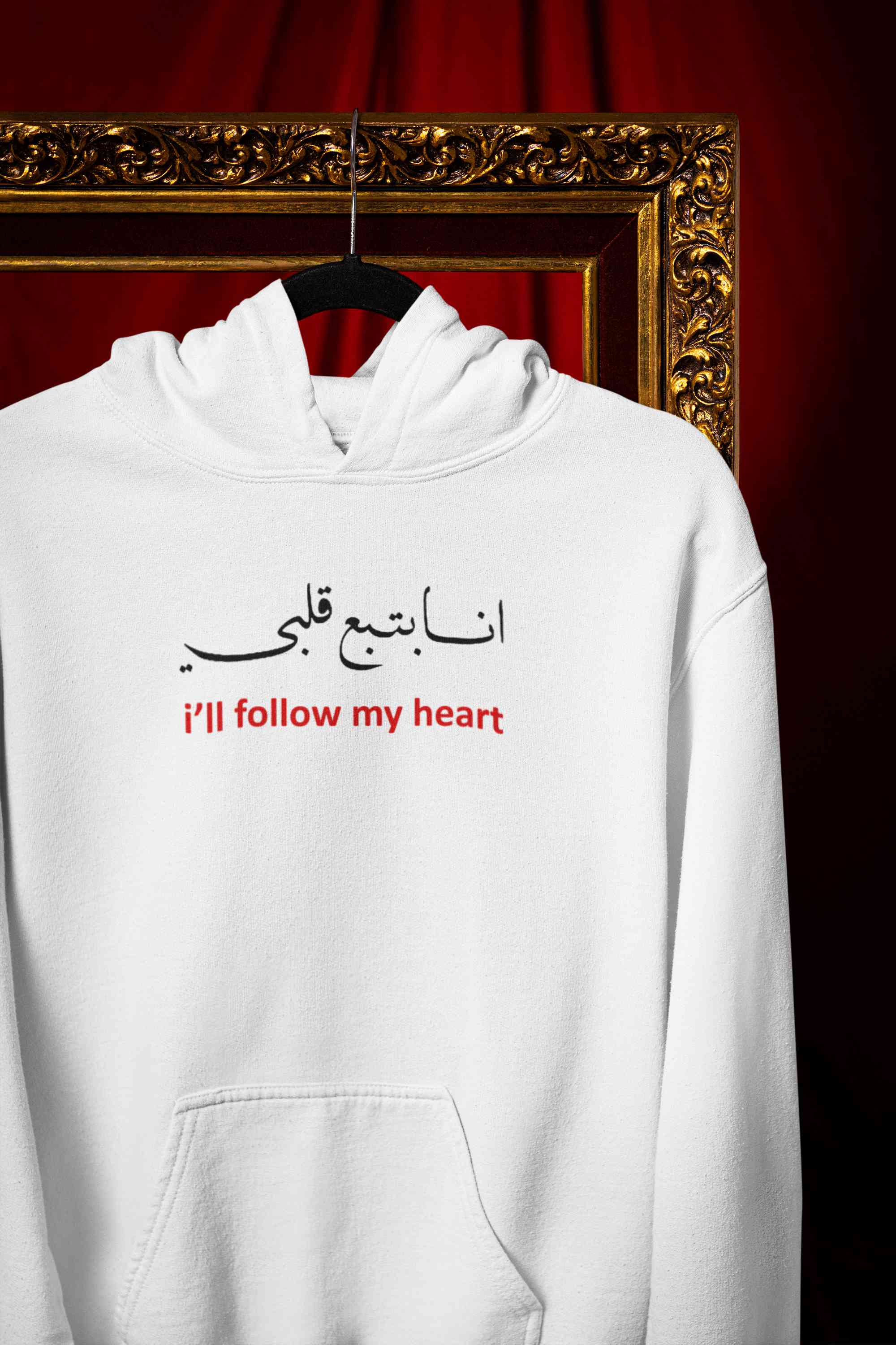 I Will Follow My Heart Hoodies for Women-FunkyTeesClub