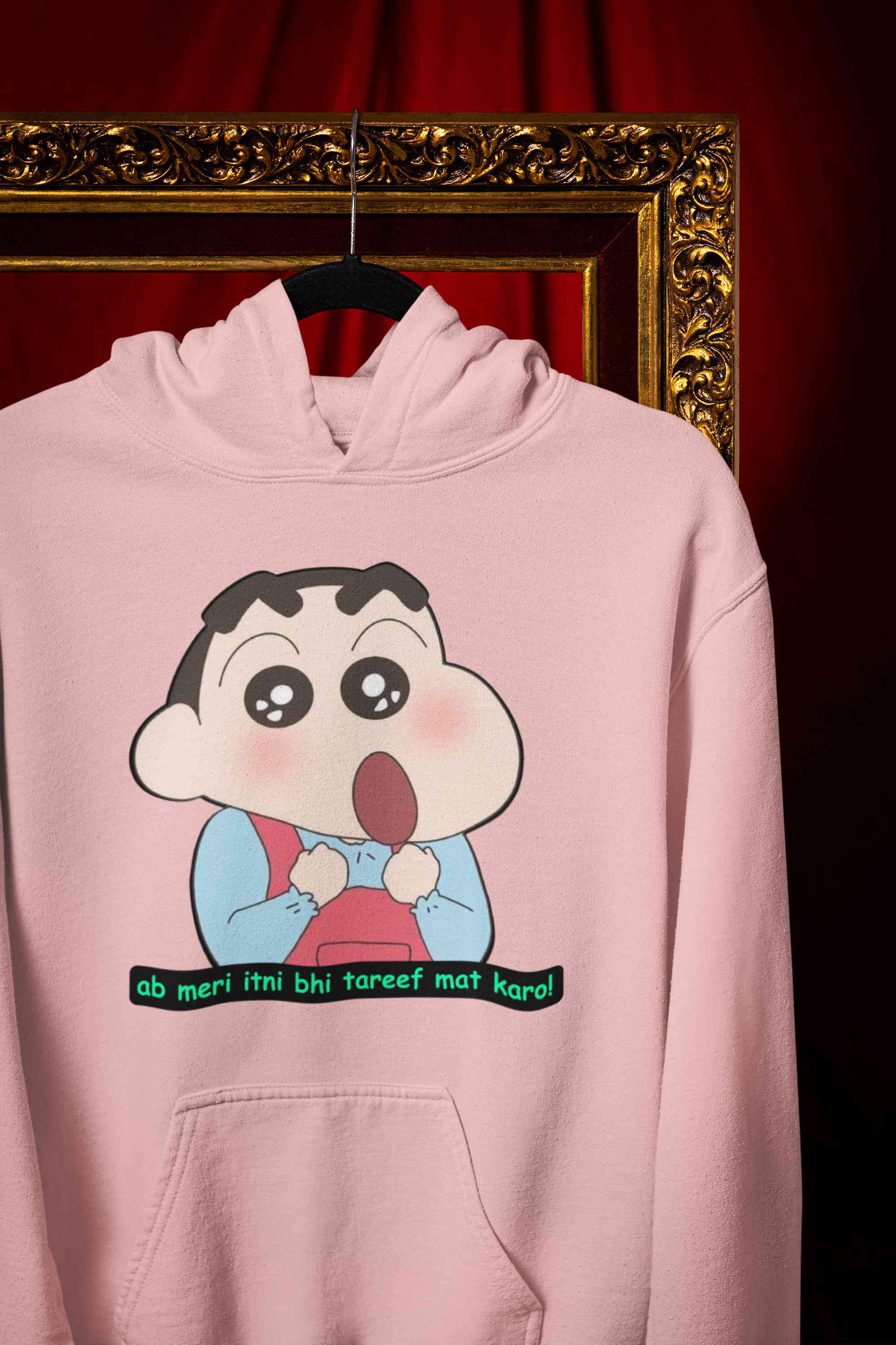 Itni Tareef Cartoon Funny Memes Hoodies for Women-FunkyTeesClub