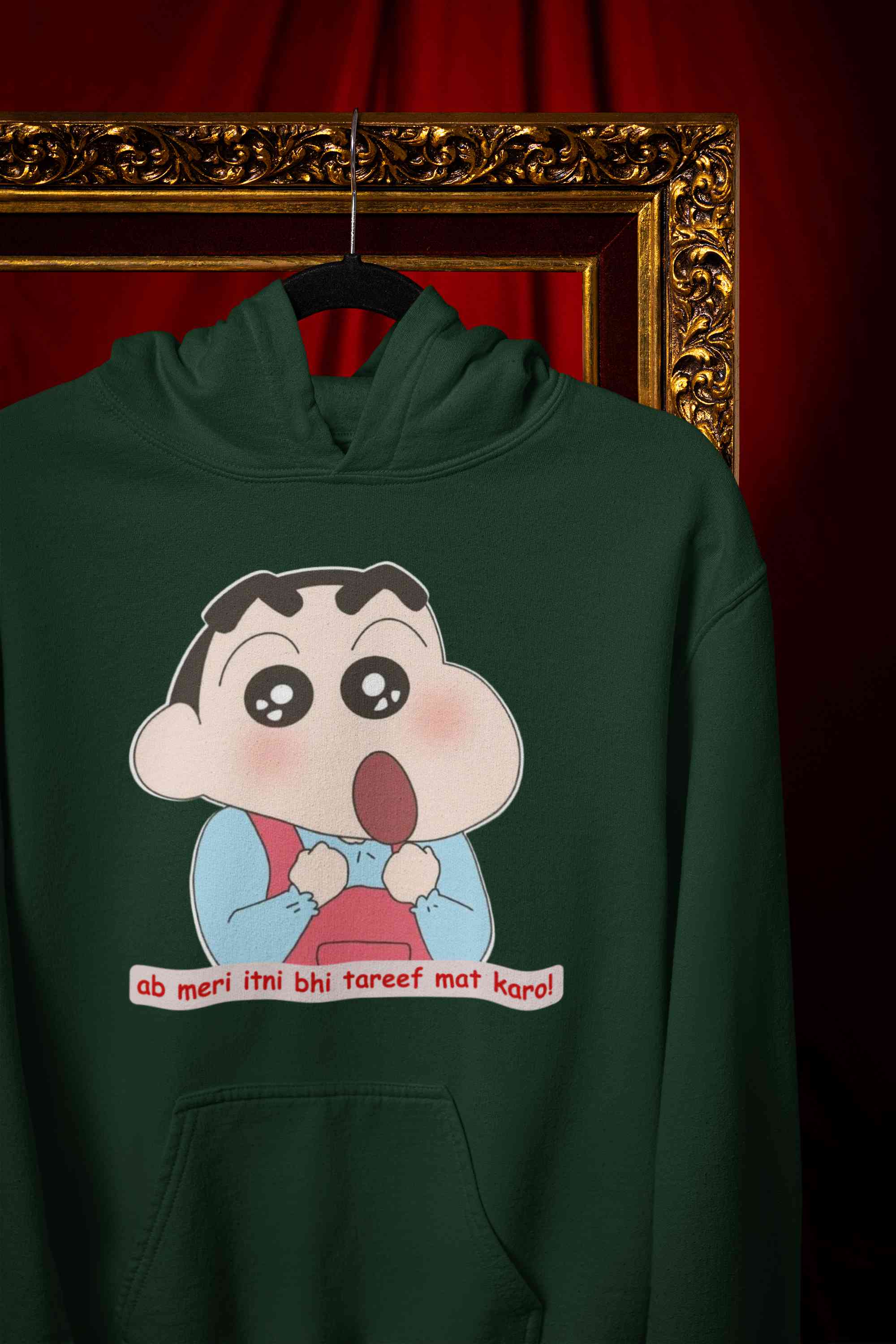 Itni Tareef Cartoon Funny Memes Hoodies for Women-FunkyTeesClub