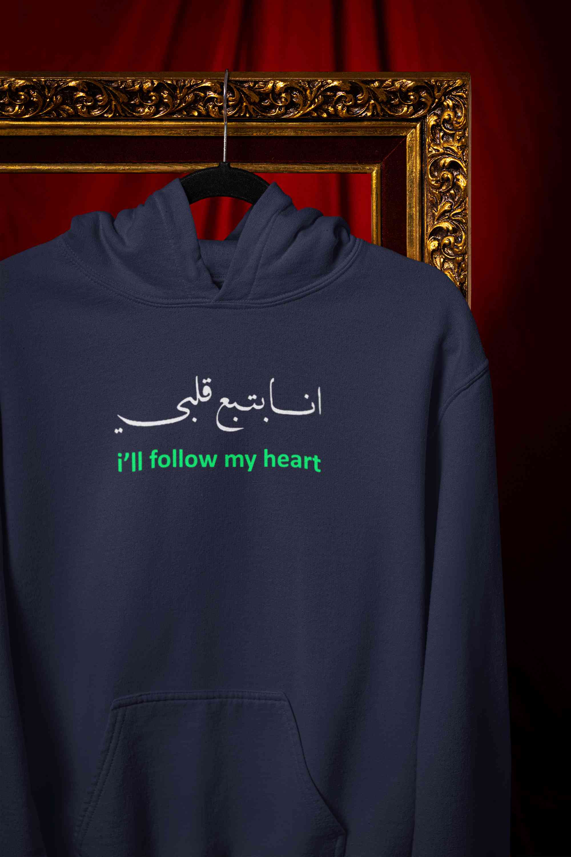 I Will Follow My Heart Hoodies for Women-FunkyTeesClub