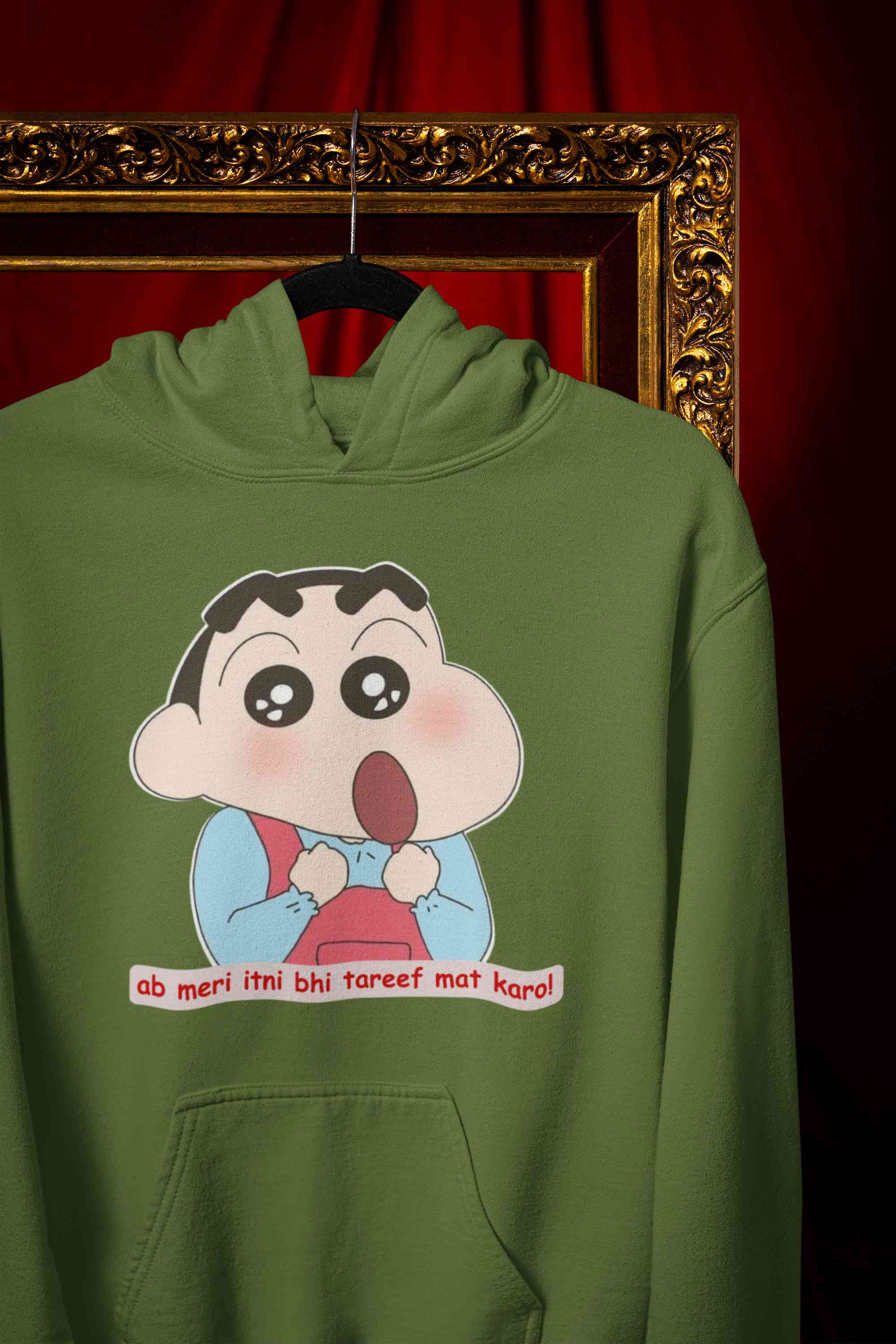 Itni Tareef Cartoon Funny Memes Hoodies for Women-FunkyTeesClub