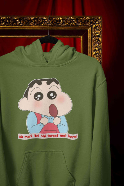 Itni Tareef Cartoon Funny Memes Hoodies for Women-FunkyTeesClub