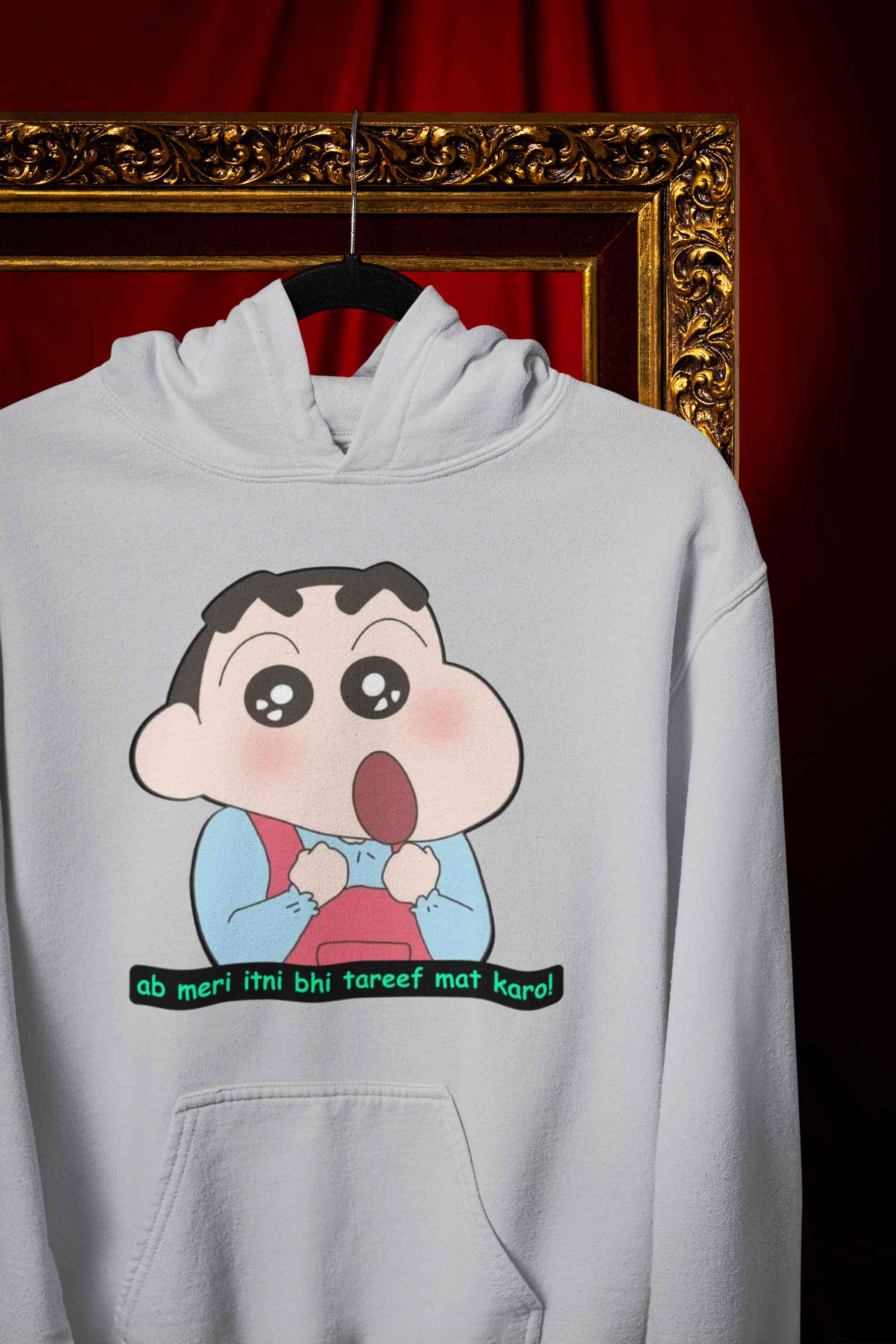 Itni Tareef Cartoon Funny Memes Hoodies for Women-FunkyTeesClub