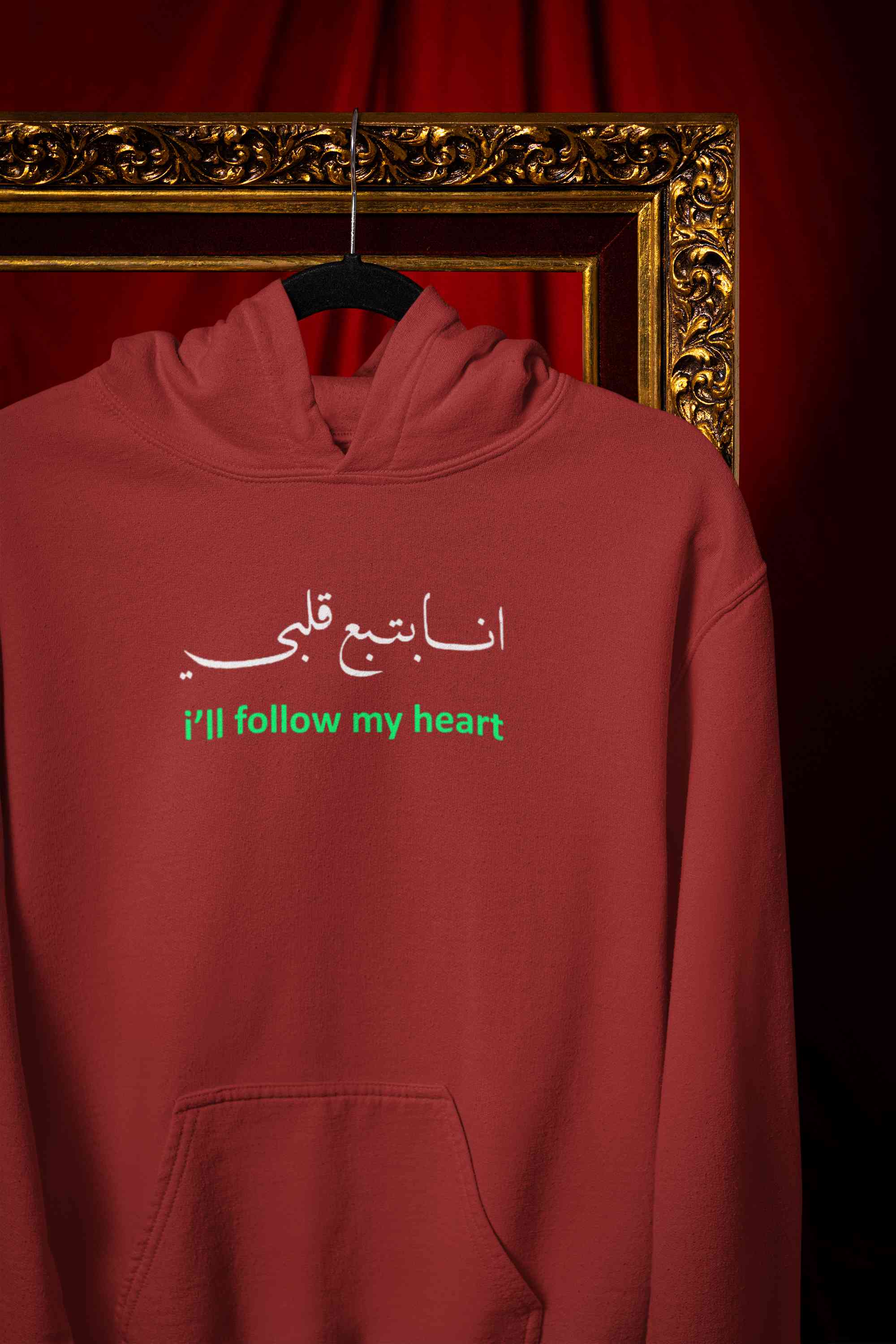 I Will Follow My Heart Hoodies for Women-FunkyTeesClub