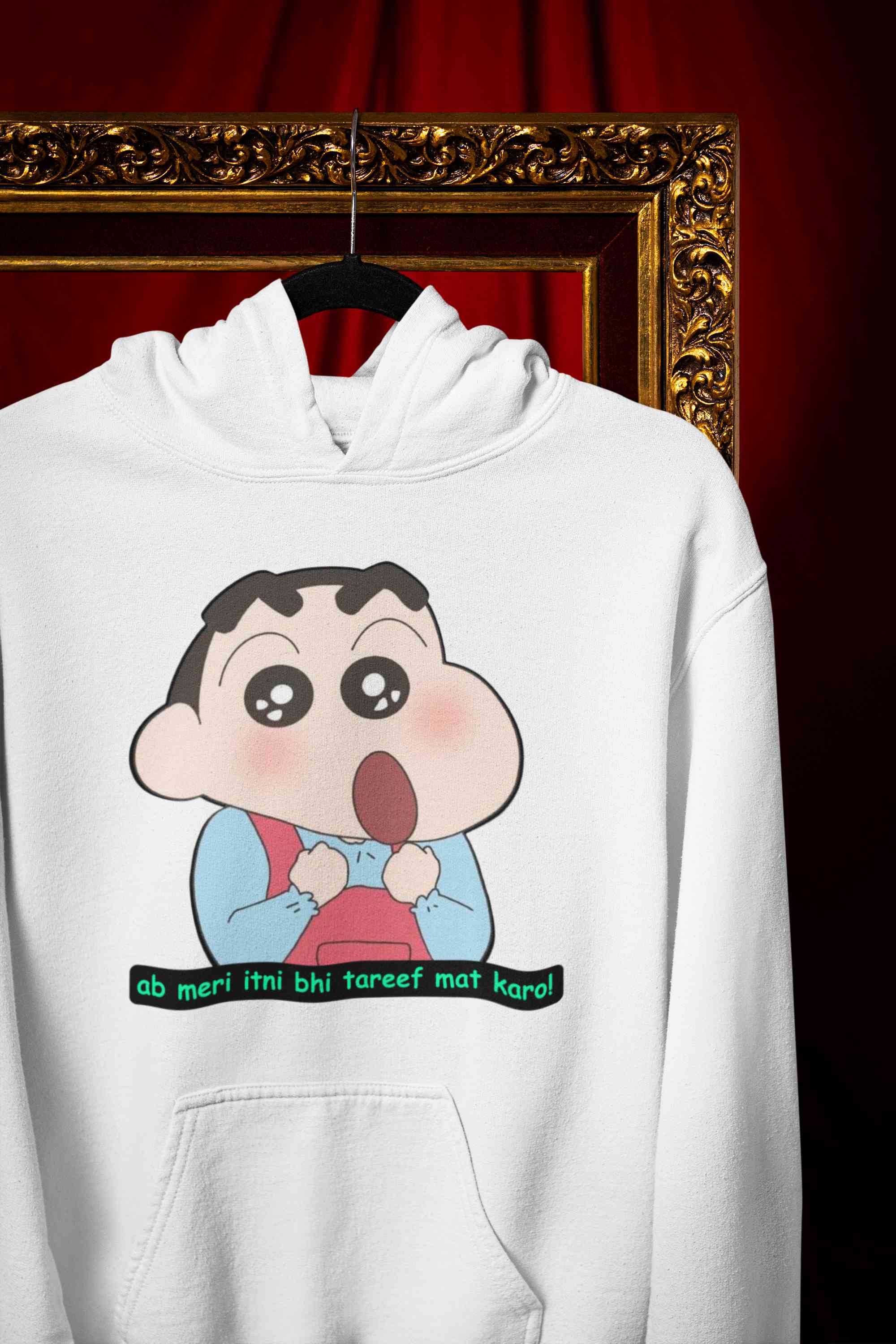 Itni Tareef Cartoon Funny Memes Hoodies for Women-FunkyTeesClub