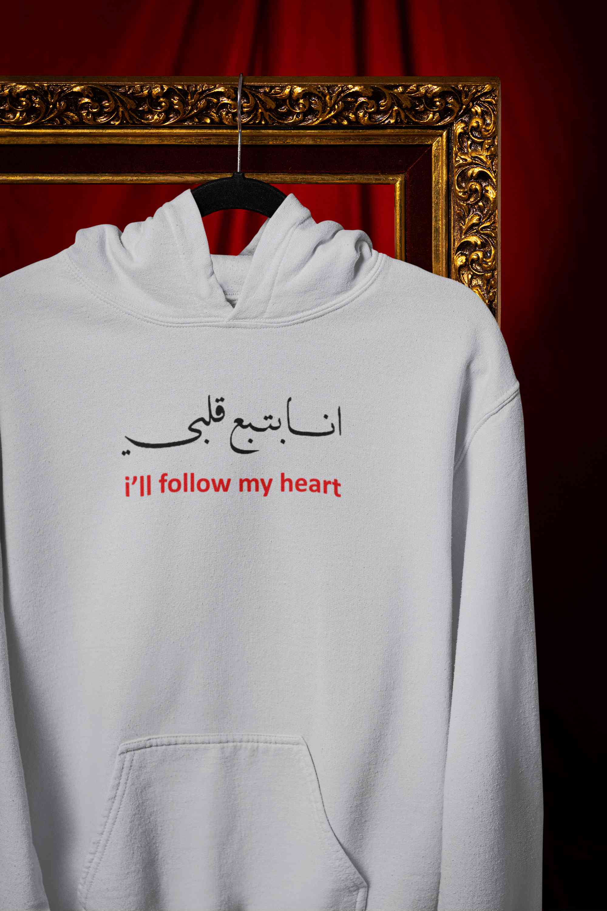 I Will Follow My Heart Hoodies for Women-FunkyTeesClub