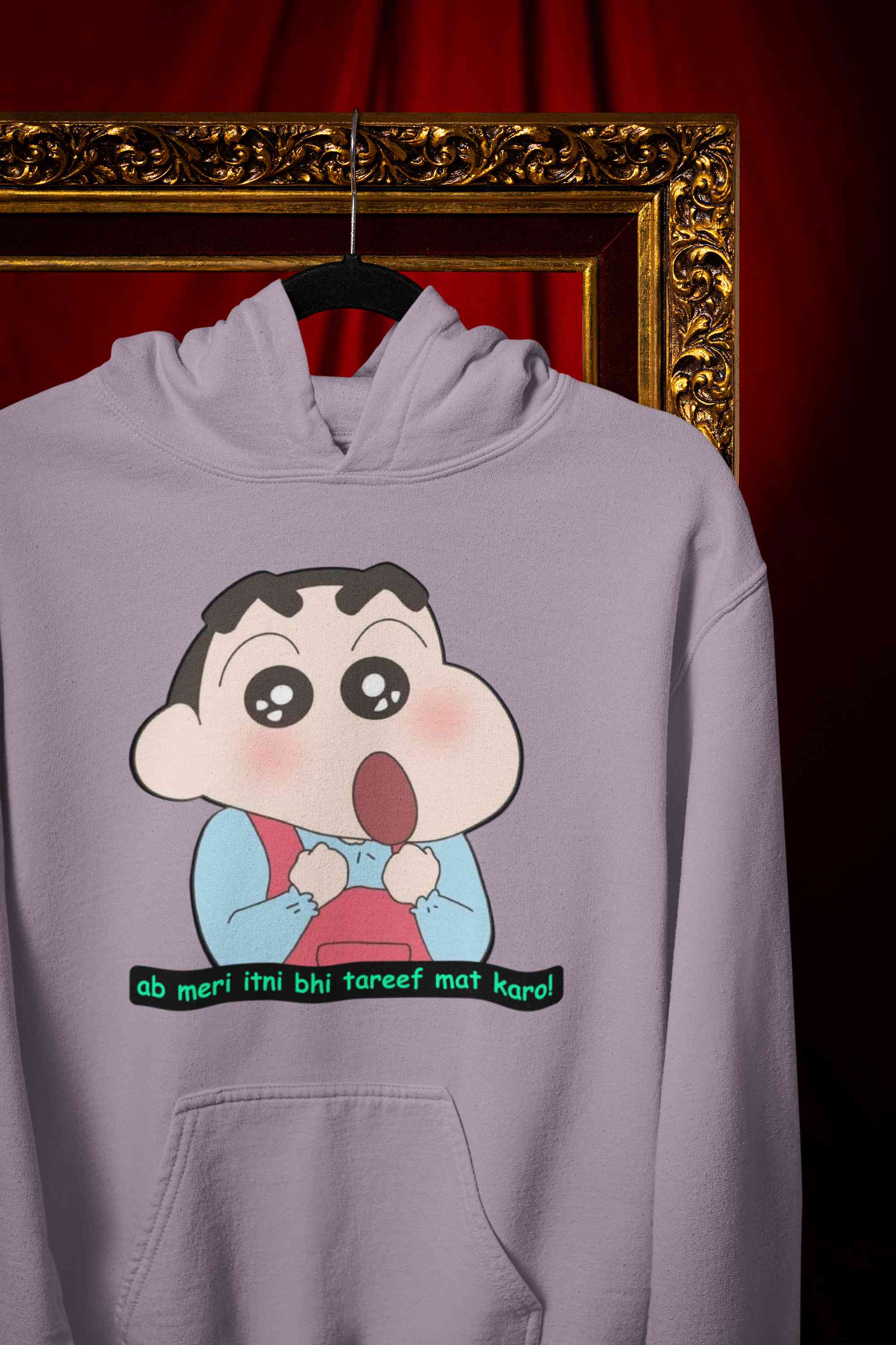 Itni Tareef Cartoon Funny Memes Hoodies for Women-FunkyTeesClub