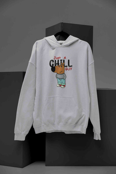 Just A Chill Guy Hoodies for Women-FunkyTeesClub