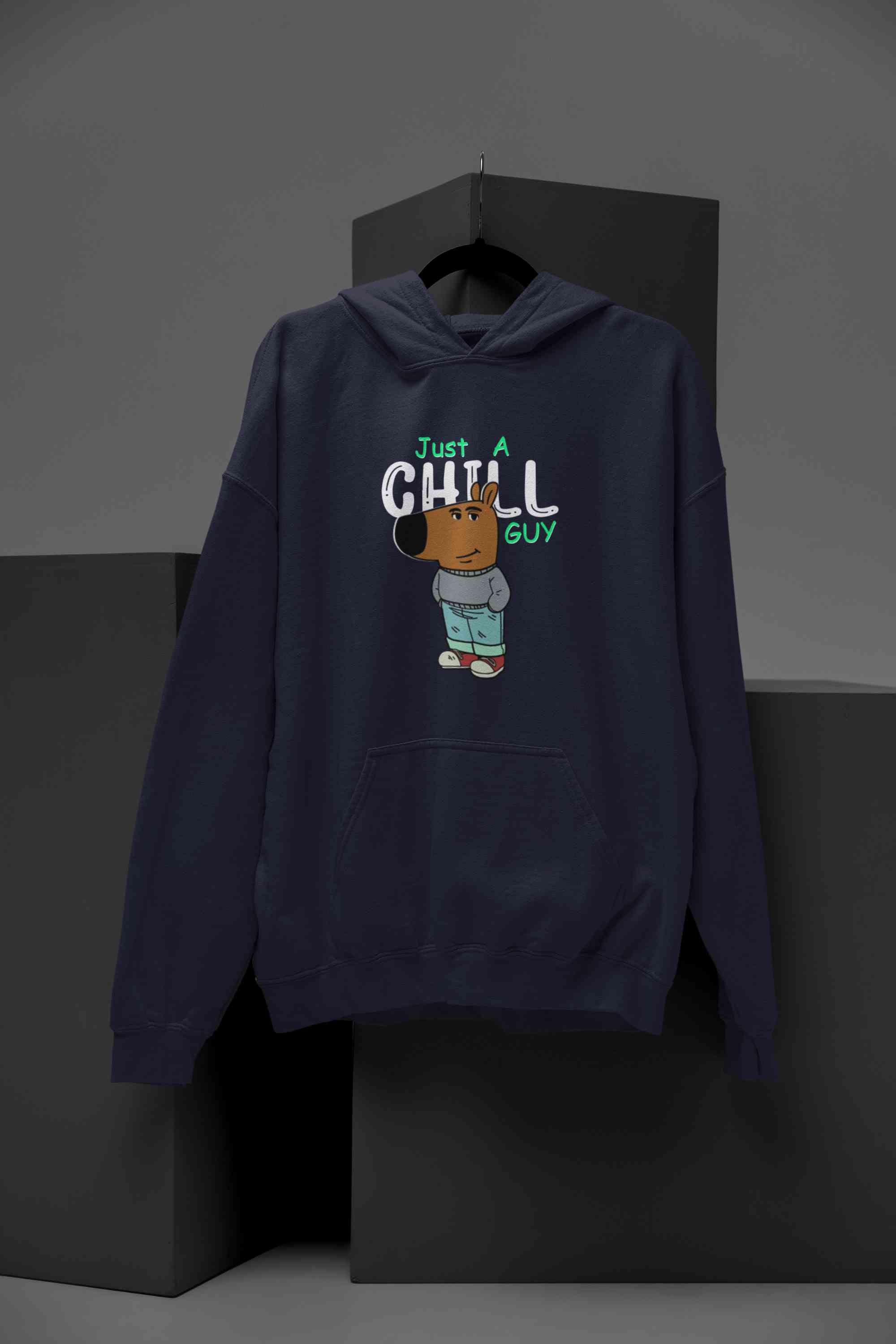 Just A Chill Guy Hoodies for Women-FunkyTeesClub